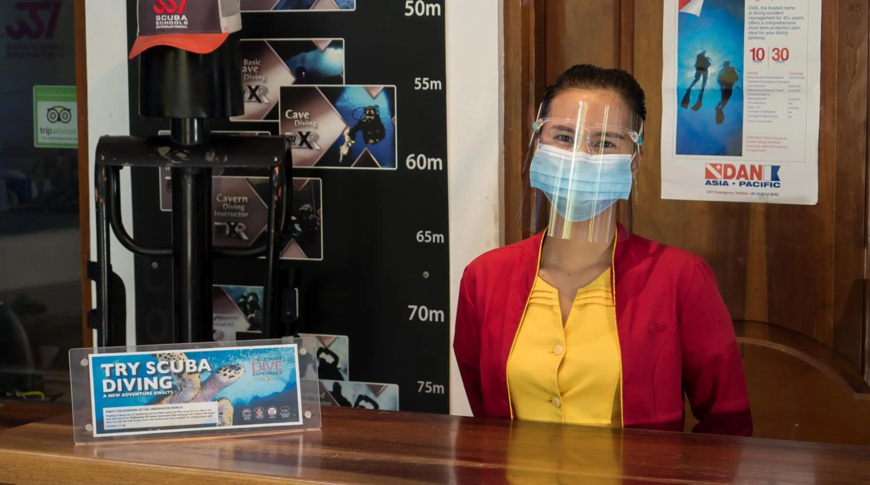 Staff in Kasai Village Dive Resort