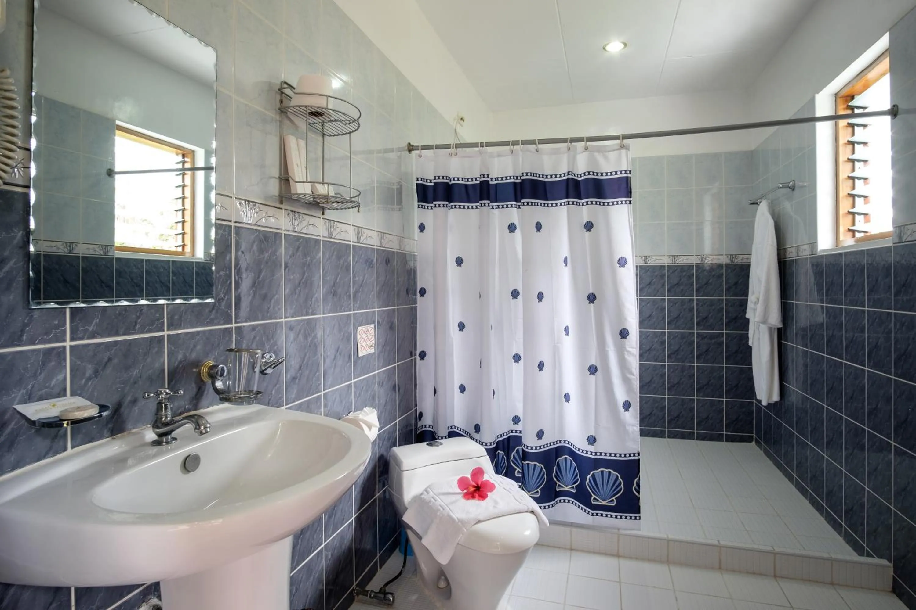 Shower in Kasai Village Dive Resort