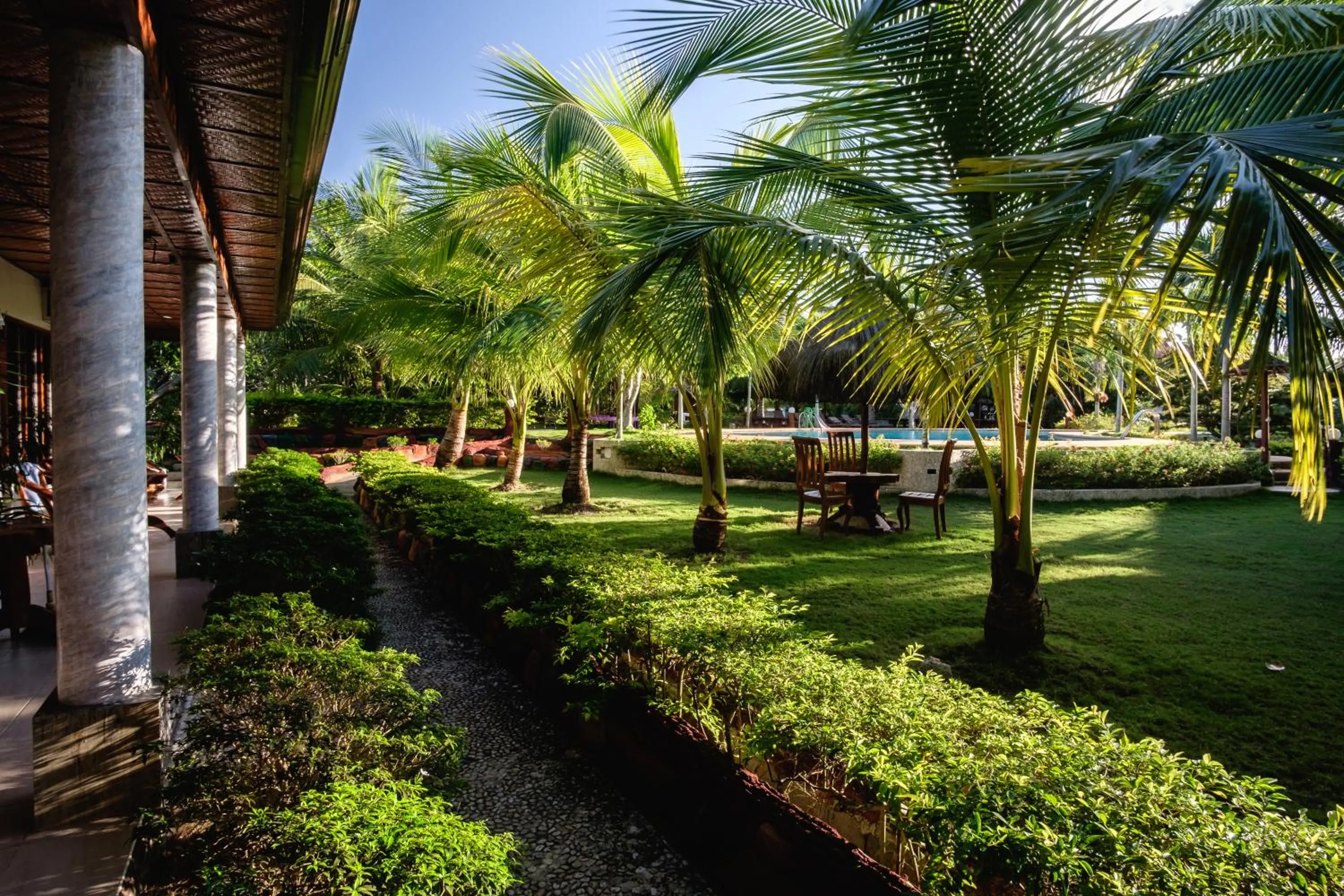 Garden in Kasai Village Dive Resort