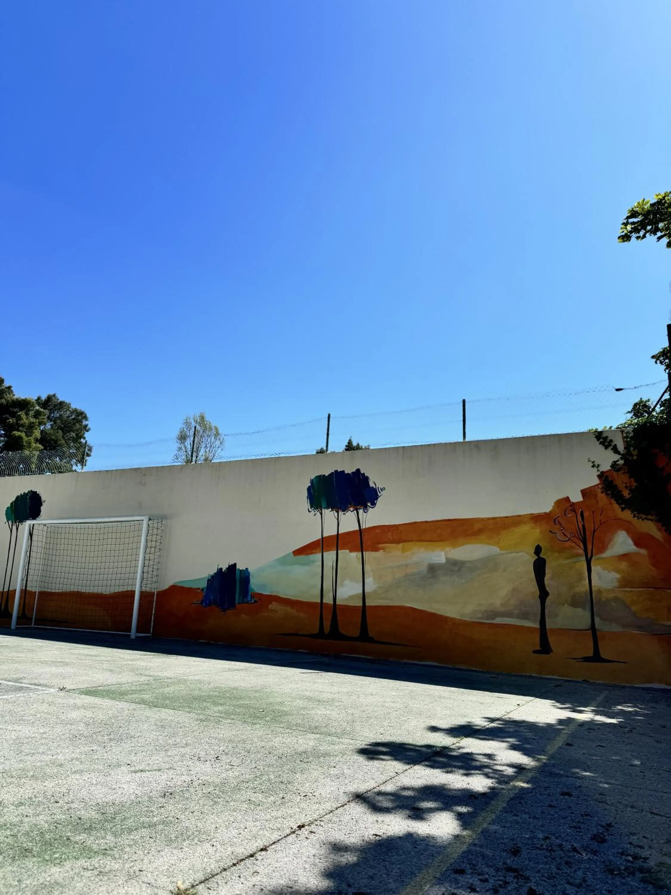 Tennis court in Aldeamento Turístico do Camarido, Nature & Beach Resort