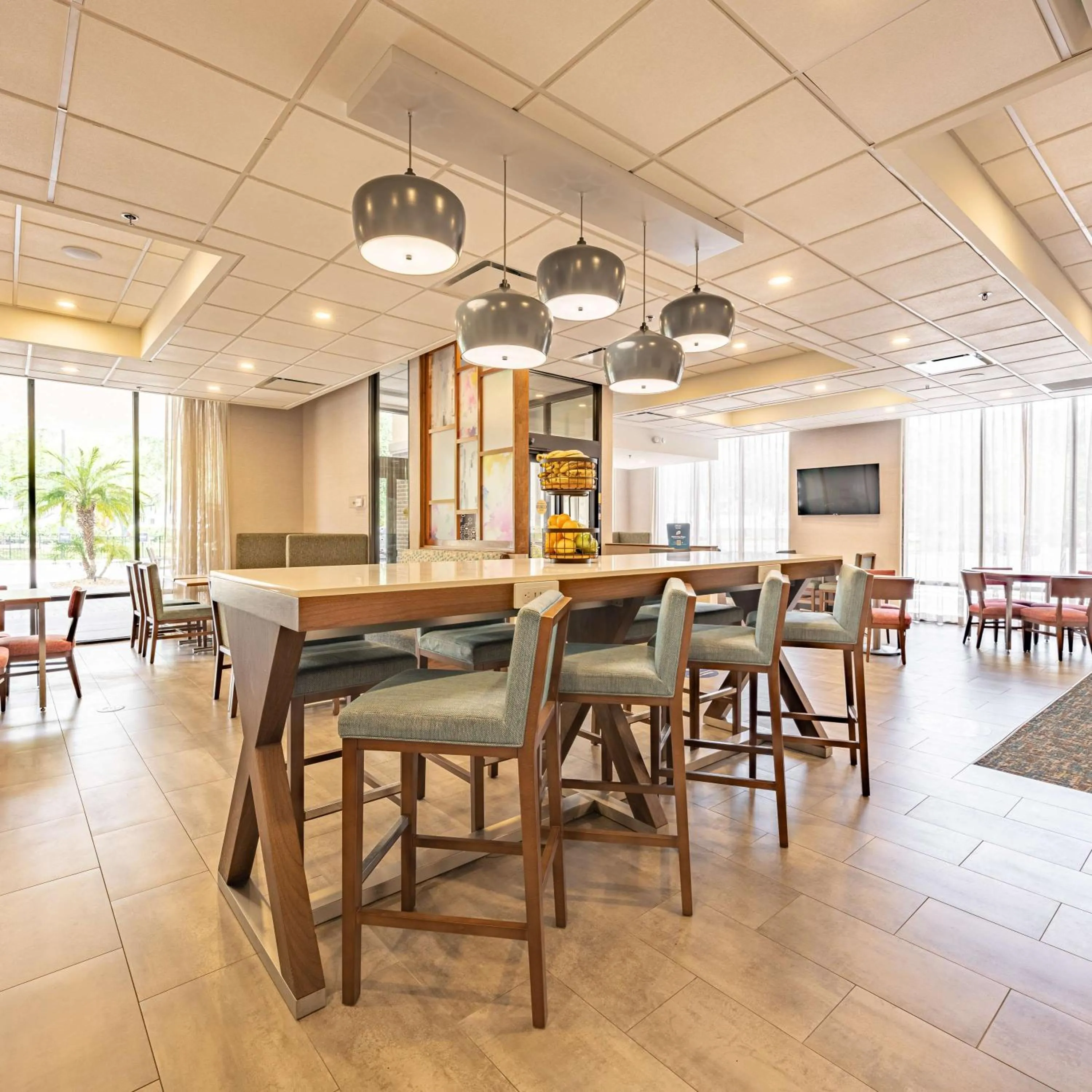 Lobby or reception in Hampton Inn Gainesville