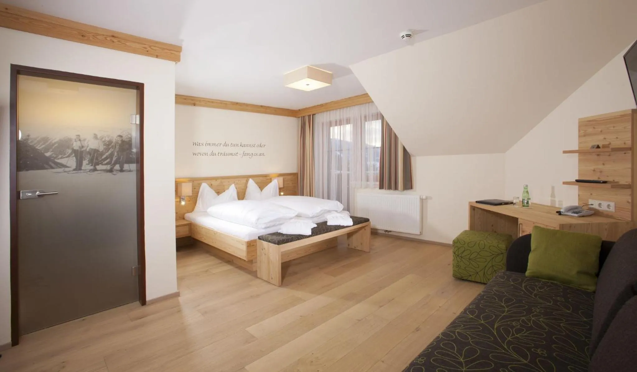 Photo of the whole room, Bed in Hotel Schröckerhof