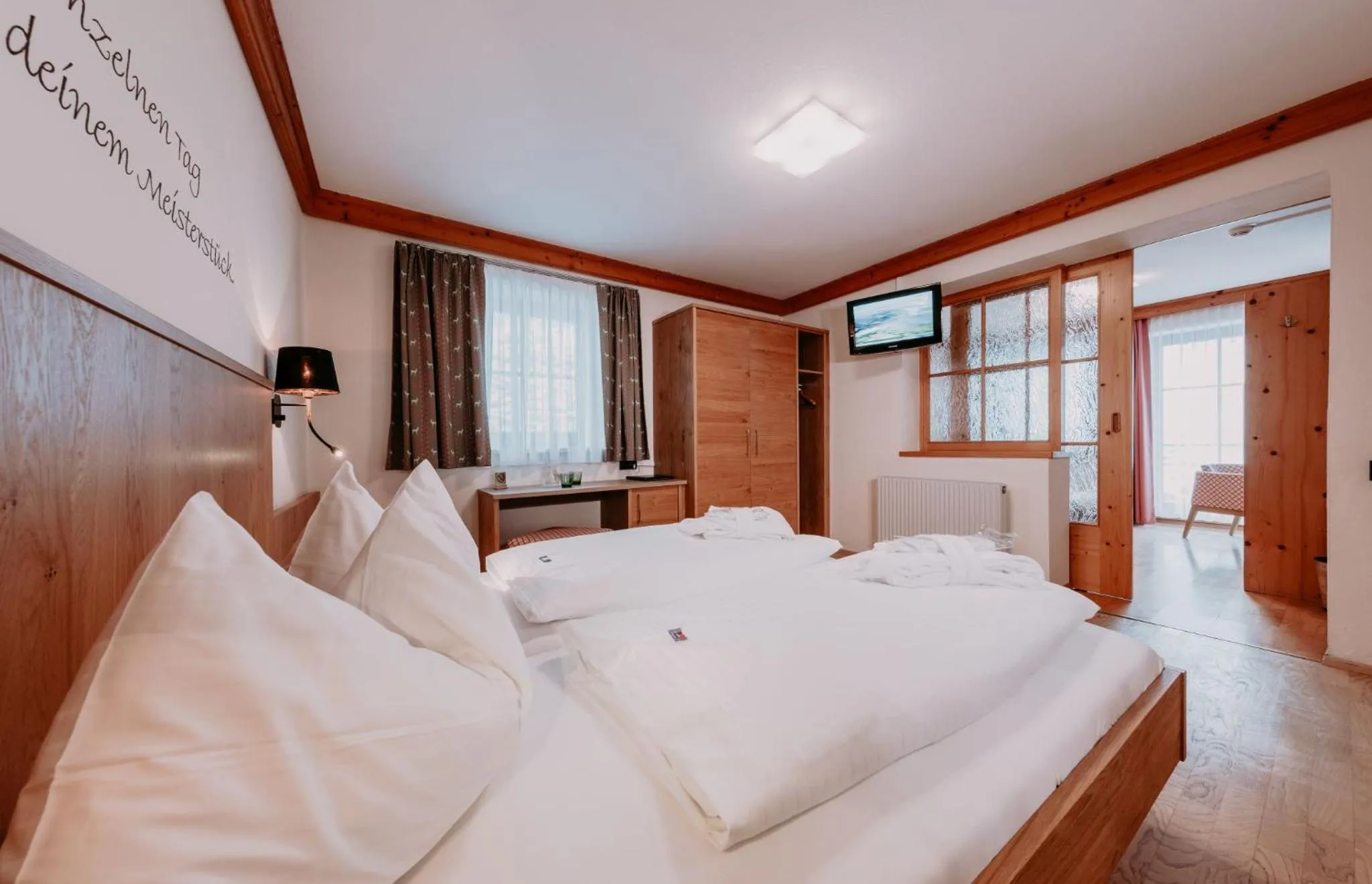 Bedroom, Bed in Hotel Schröckerhof