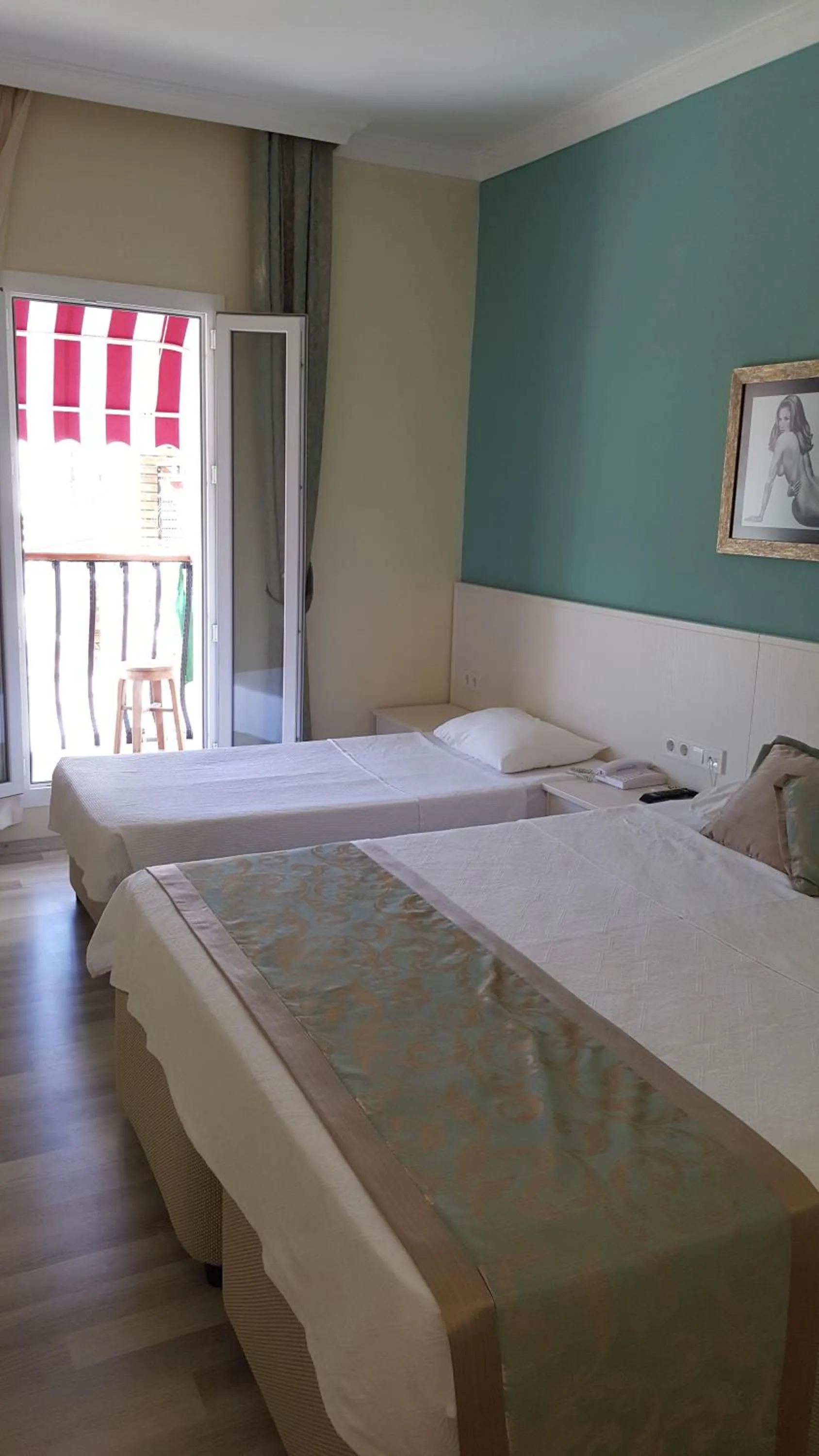 Bed in Artemis Hotel