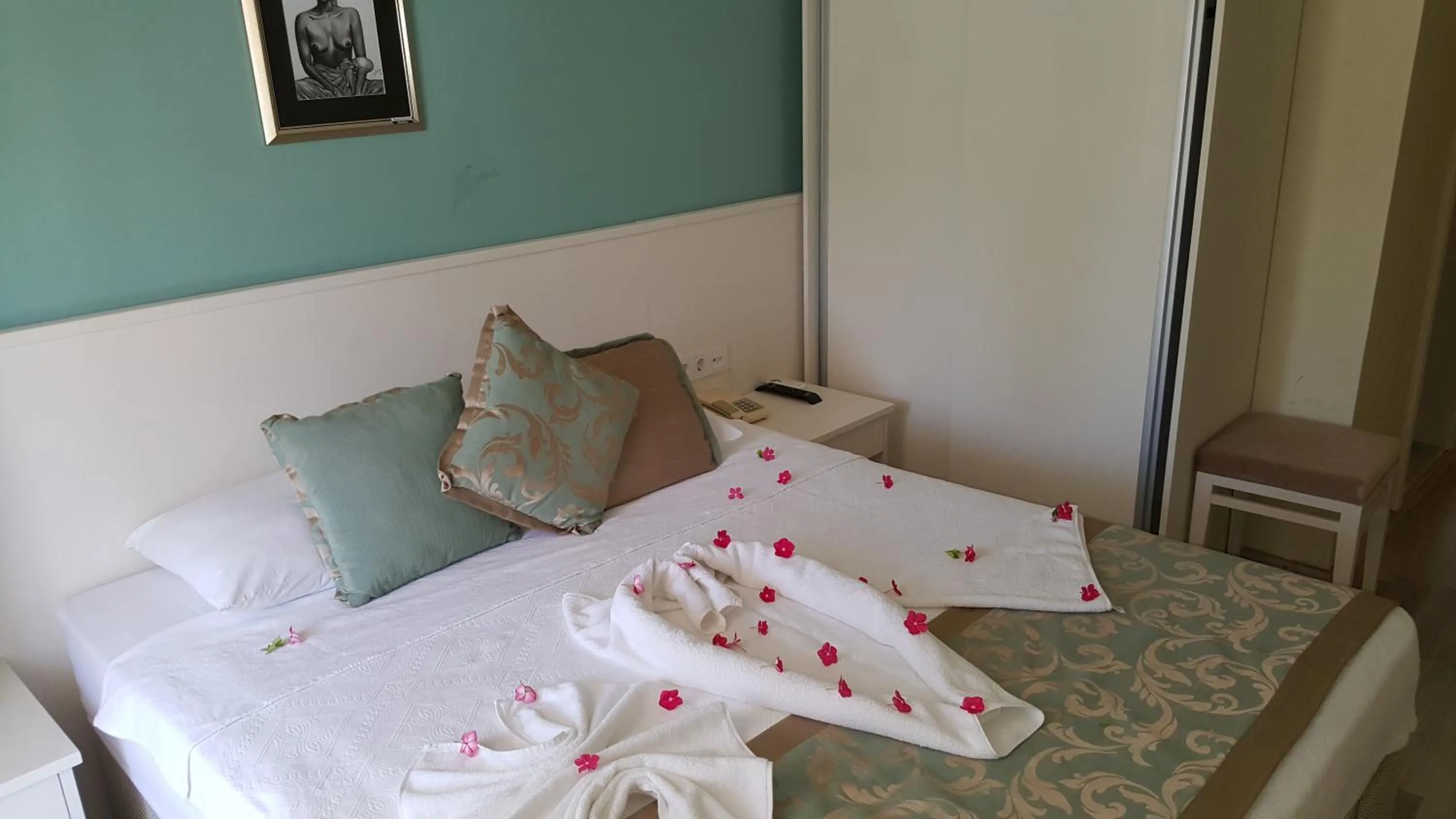 Bed in Artemis Hotel