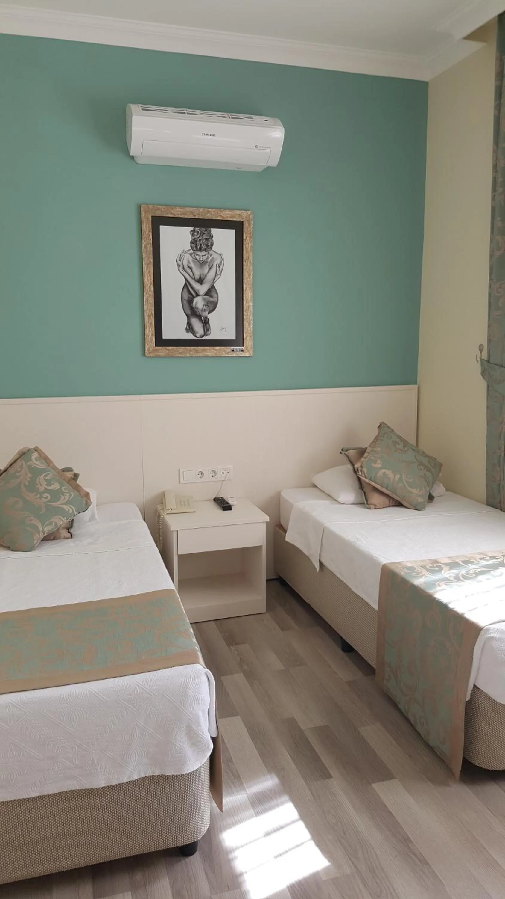 Shower, Bed in Artemis Hotel