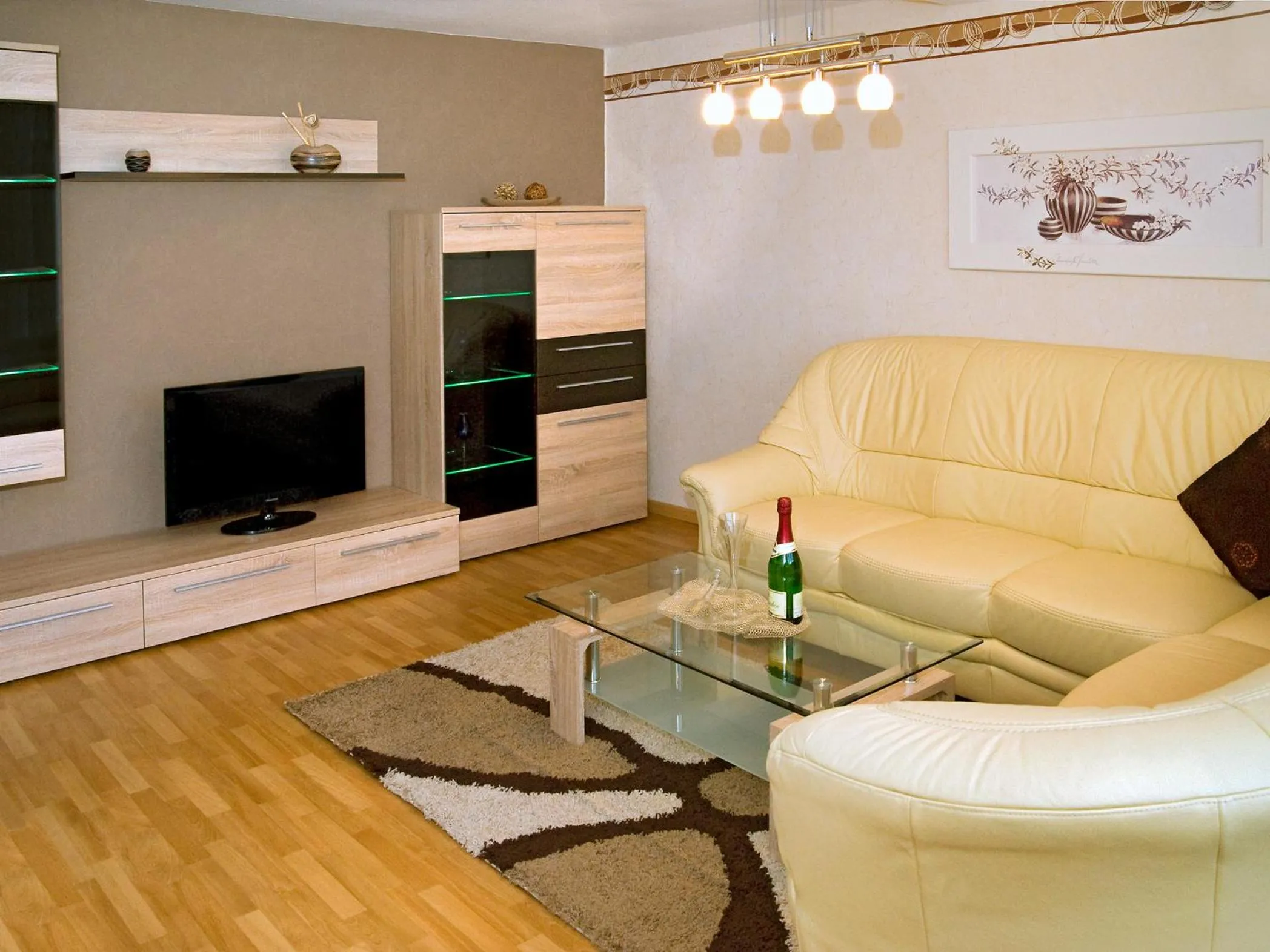 TV and multimedia in Panoramaferienwohnung Bergwiese