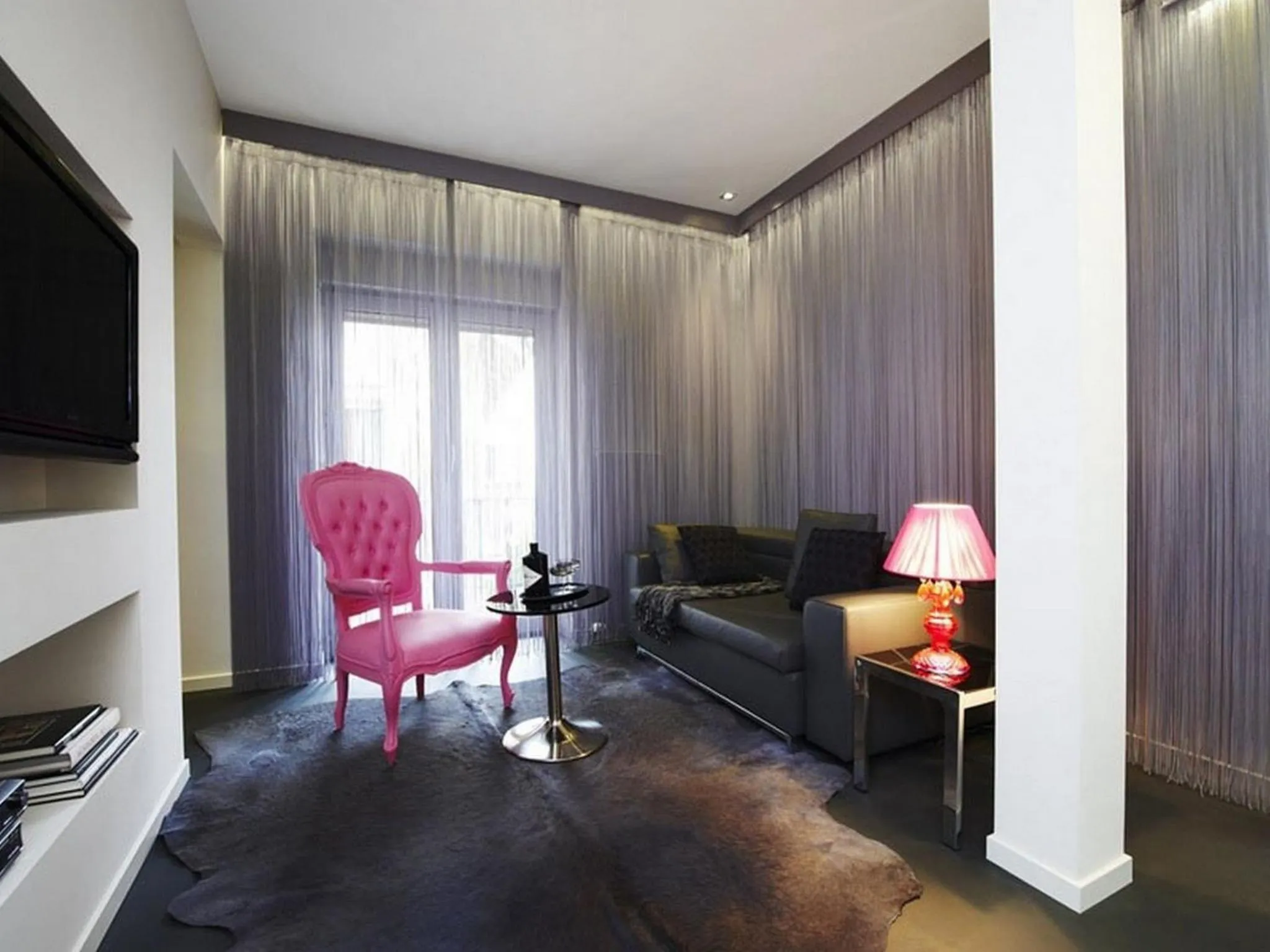 Living room in VISIONAPARTMENTS Cramerstrasse 2-6 - contactless check-in