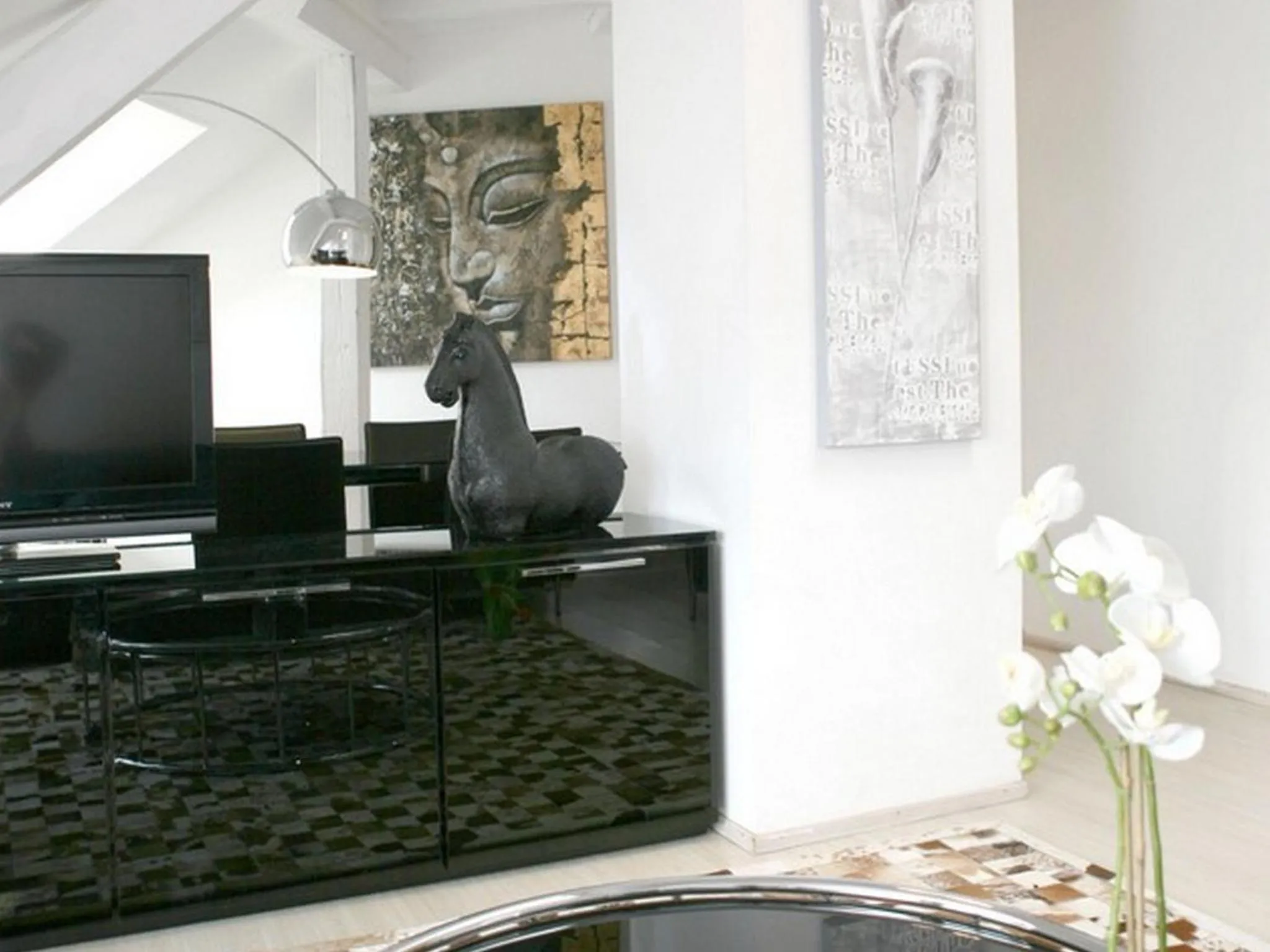 Living room in VISIONAPARTMENTS Cramerstrasse 2-6 - contactless check-in