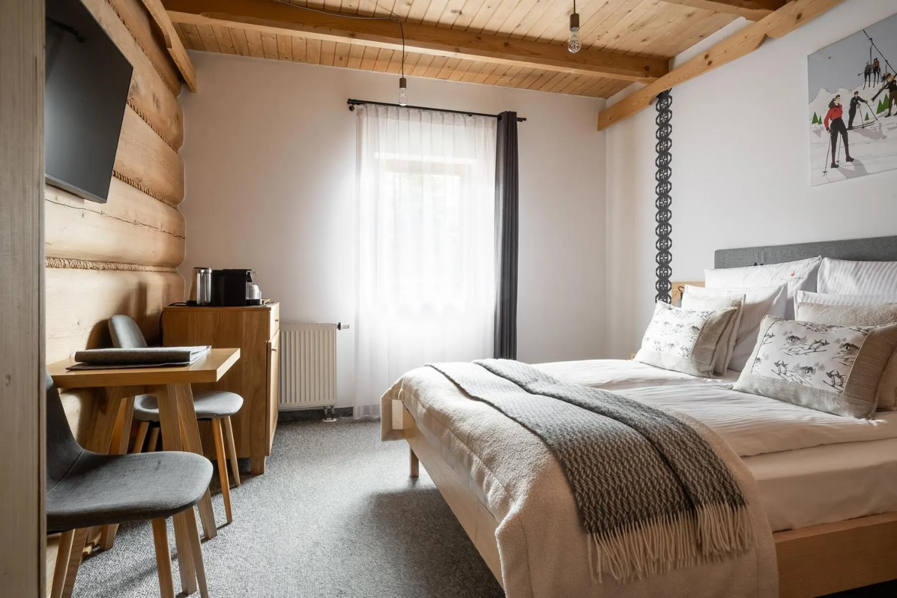 Bed in Willa Malinowa