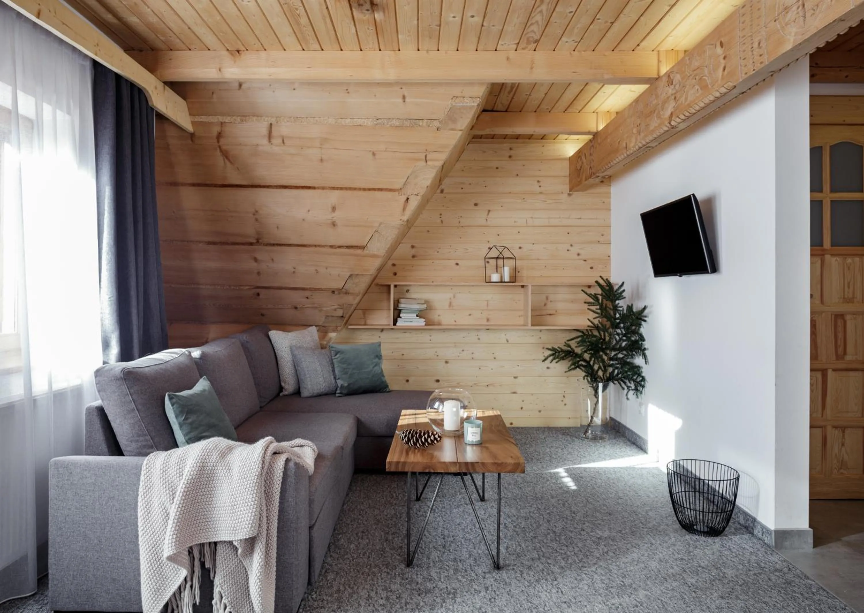 Living room in Willa Malinowa