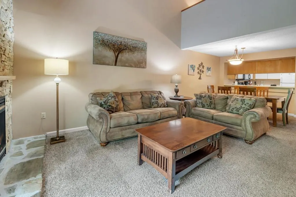 Living room in Park Place Condos