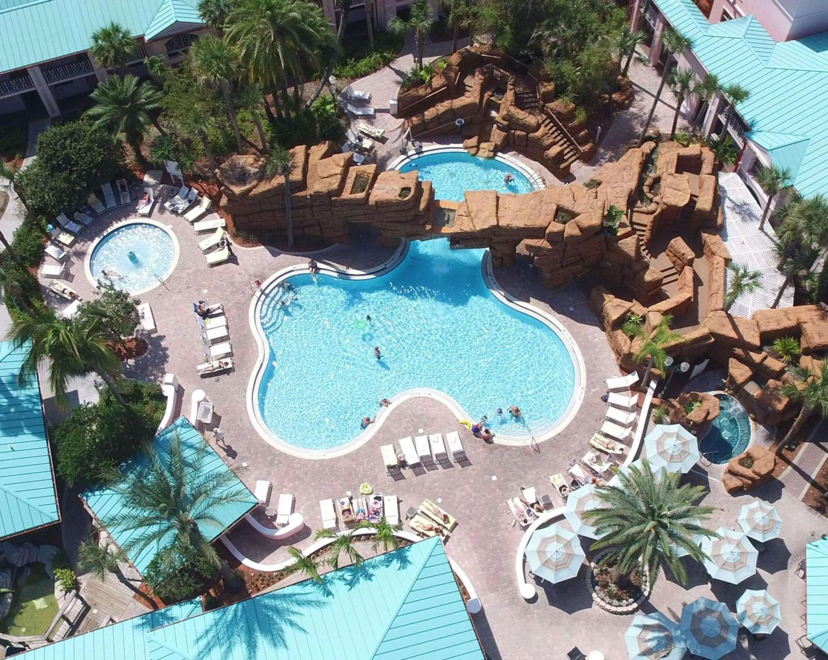 Swimming pool in Radisson Resort at the Port