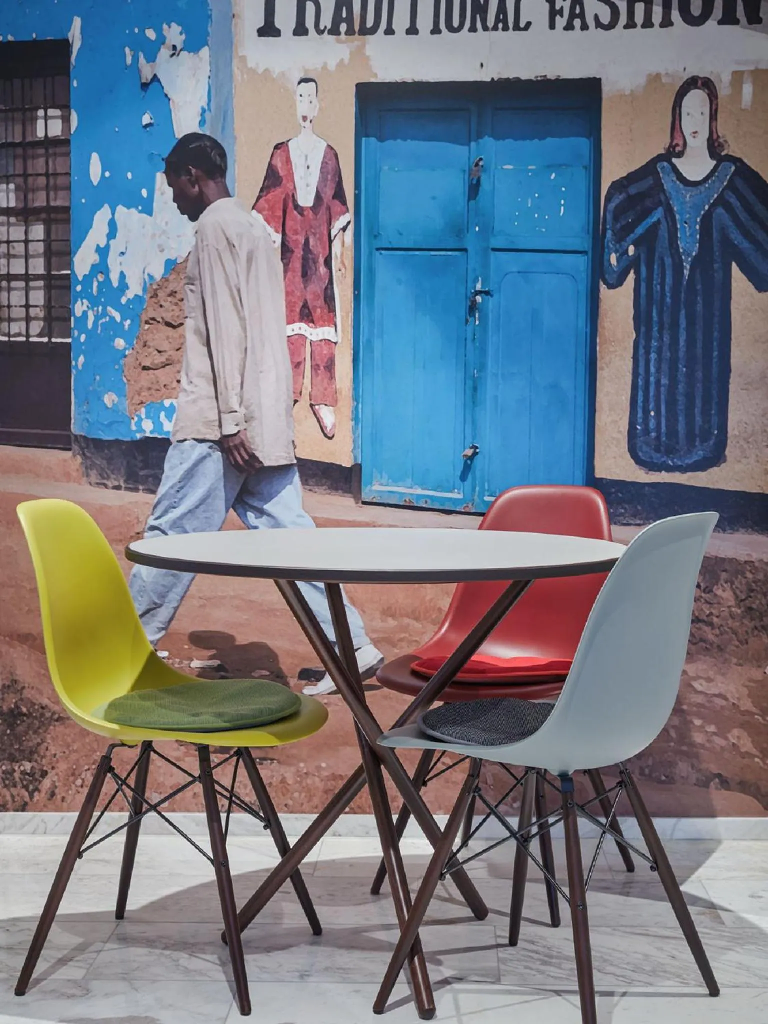 Decorative detail in VISIONAPARTMENTS Militärstrasse - contactless check-in