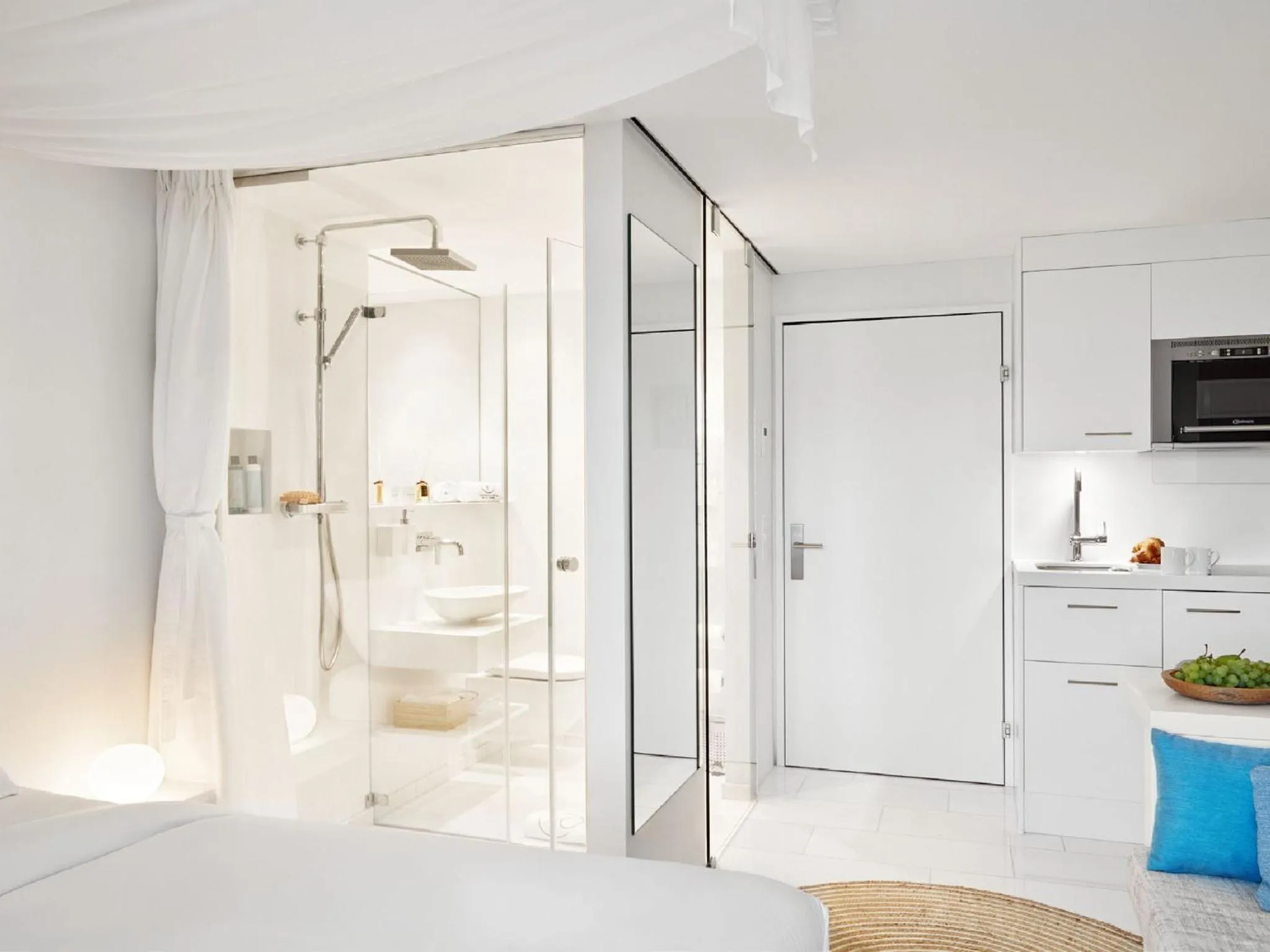 Bathroom, Bed in VISIONAPARTMENTS Militärstrasse - contactless check-in