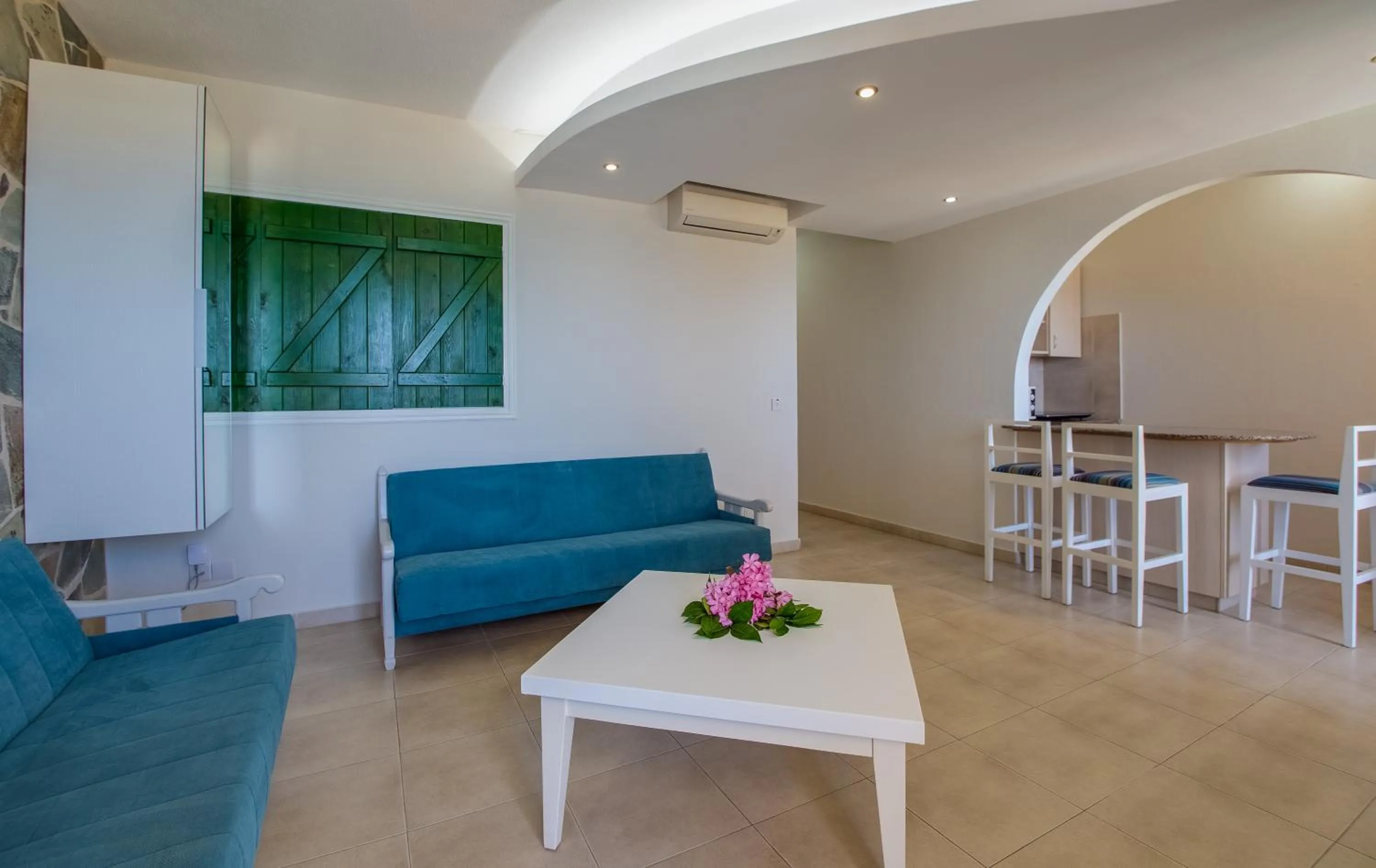 Kitchen or kitchenette in MyroAndrou Beach Hotel Apartments