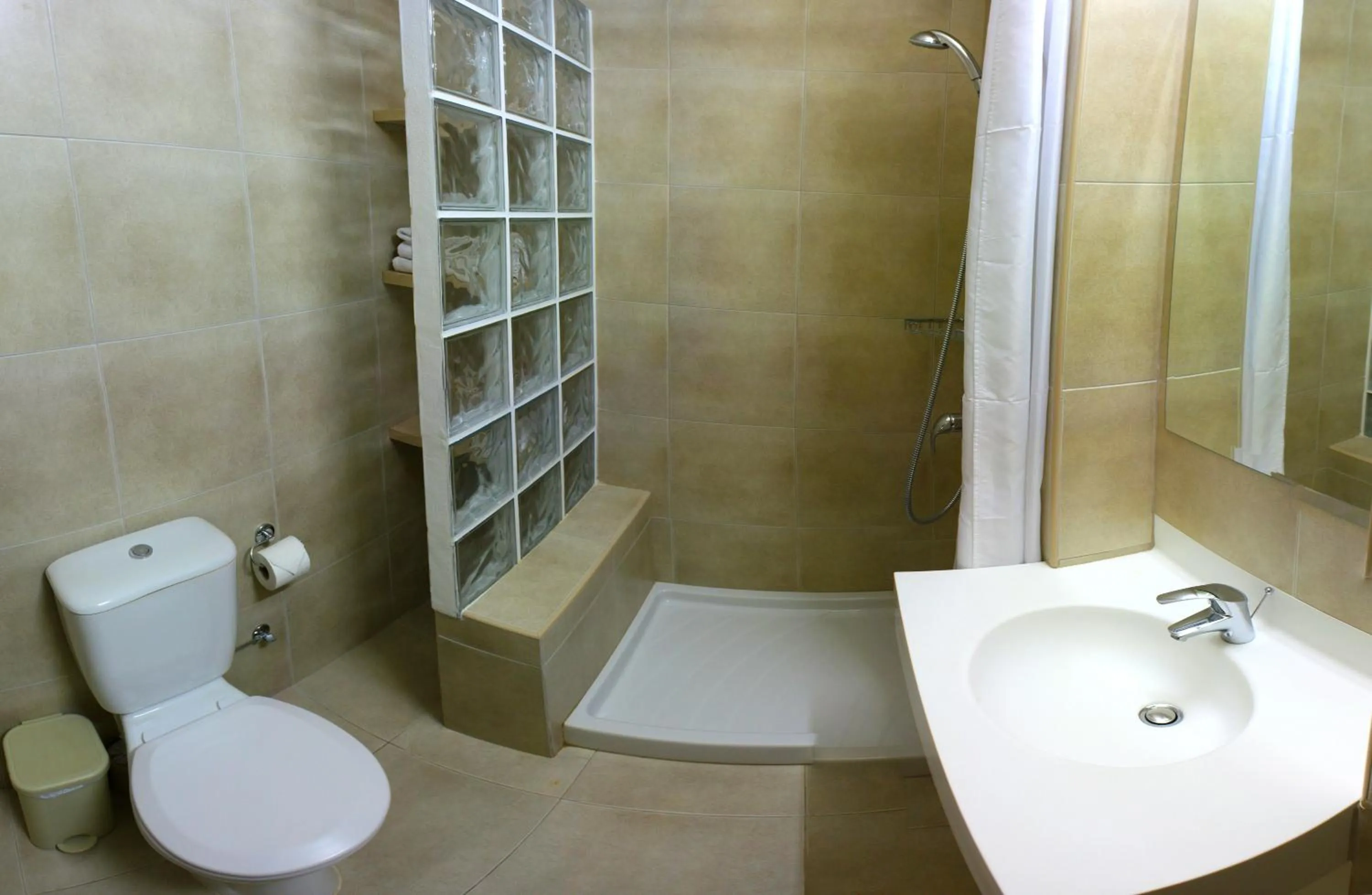 Bathroom in MyroAndrou Beach Hotel Apartments