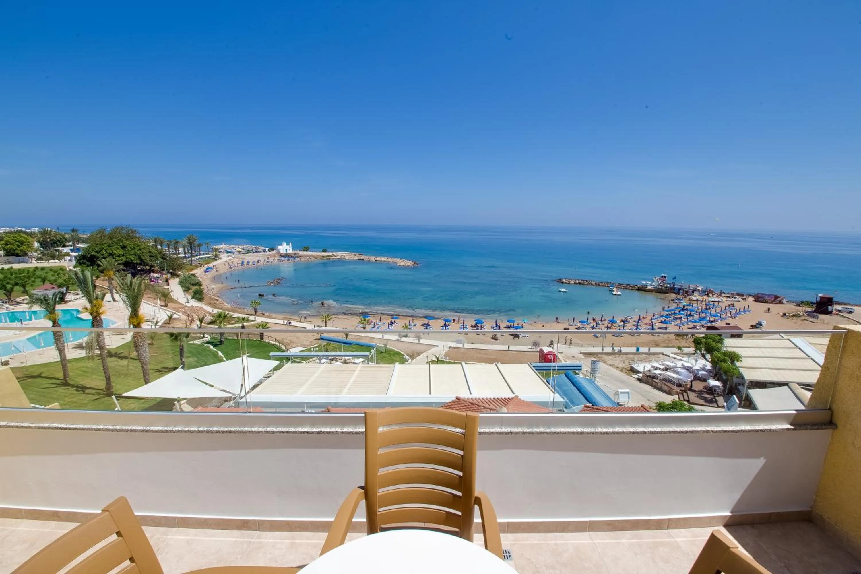 Balcony/Terrace in MyroAndrou Beach Hotel Apartments