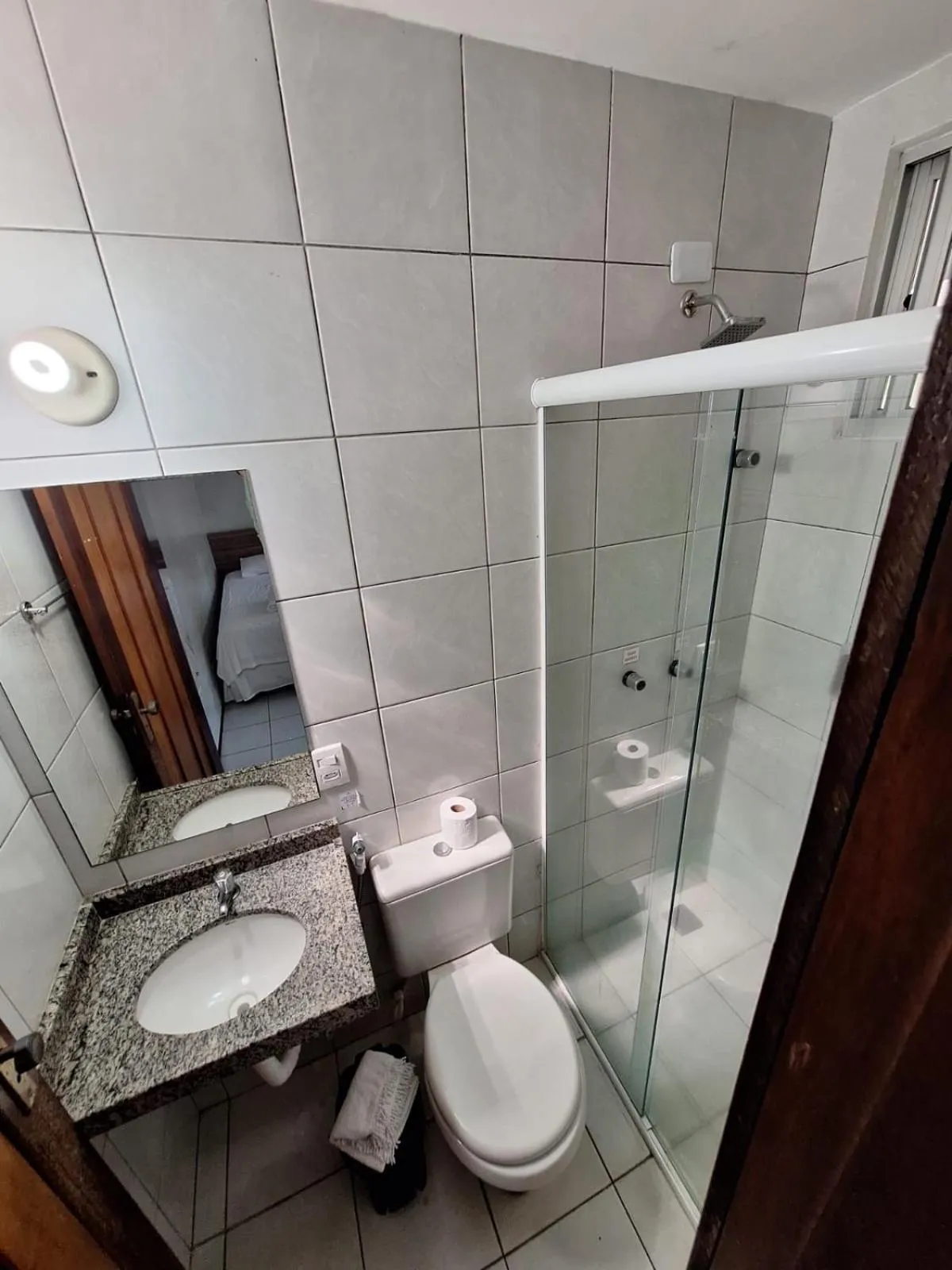 Bathroom in Pousada Lagoa Seca