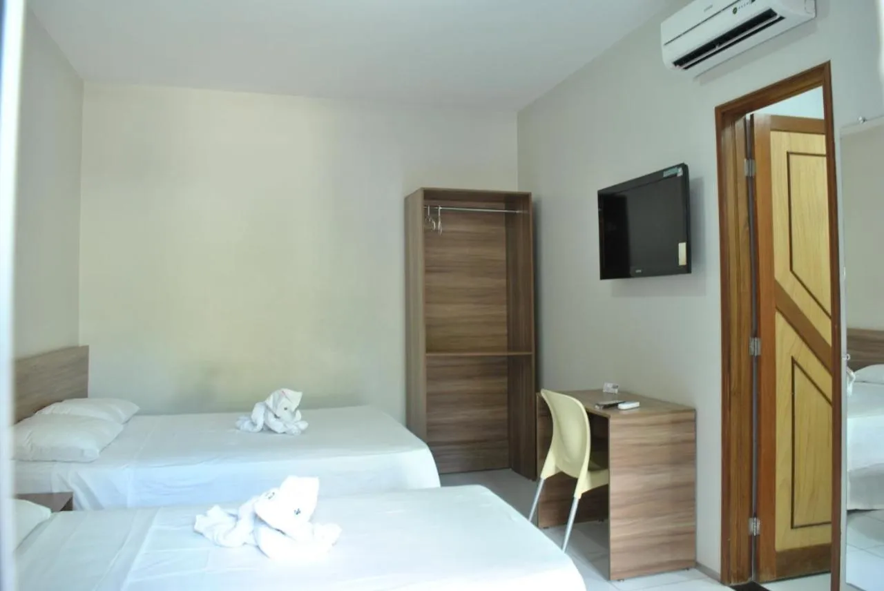 TV and multimedia, Bed in Pousada Lagoa Seca