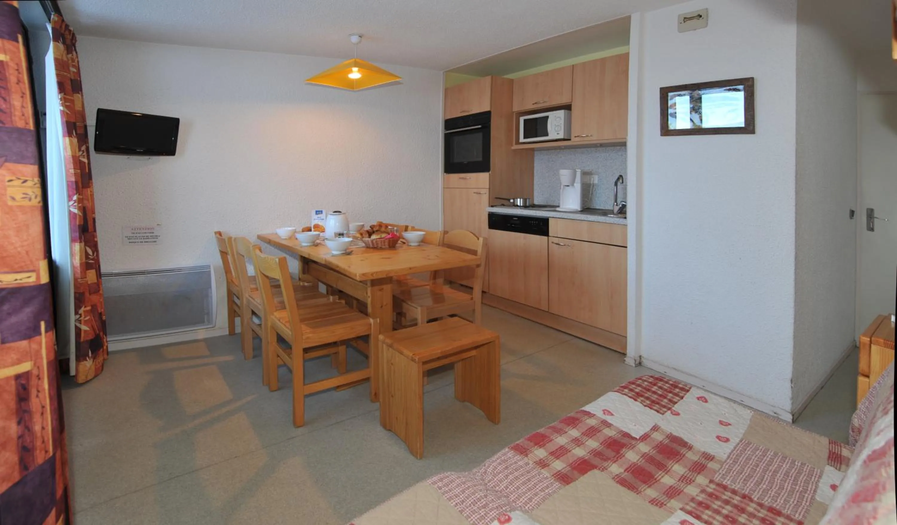 Living room in Résidence Azureva Les Menuires