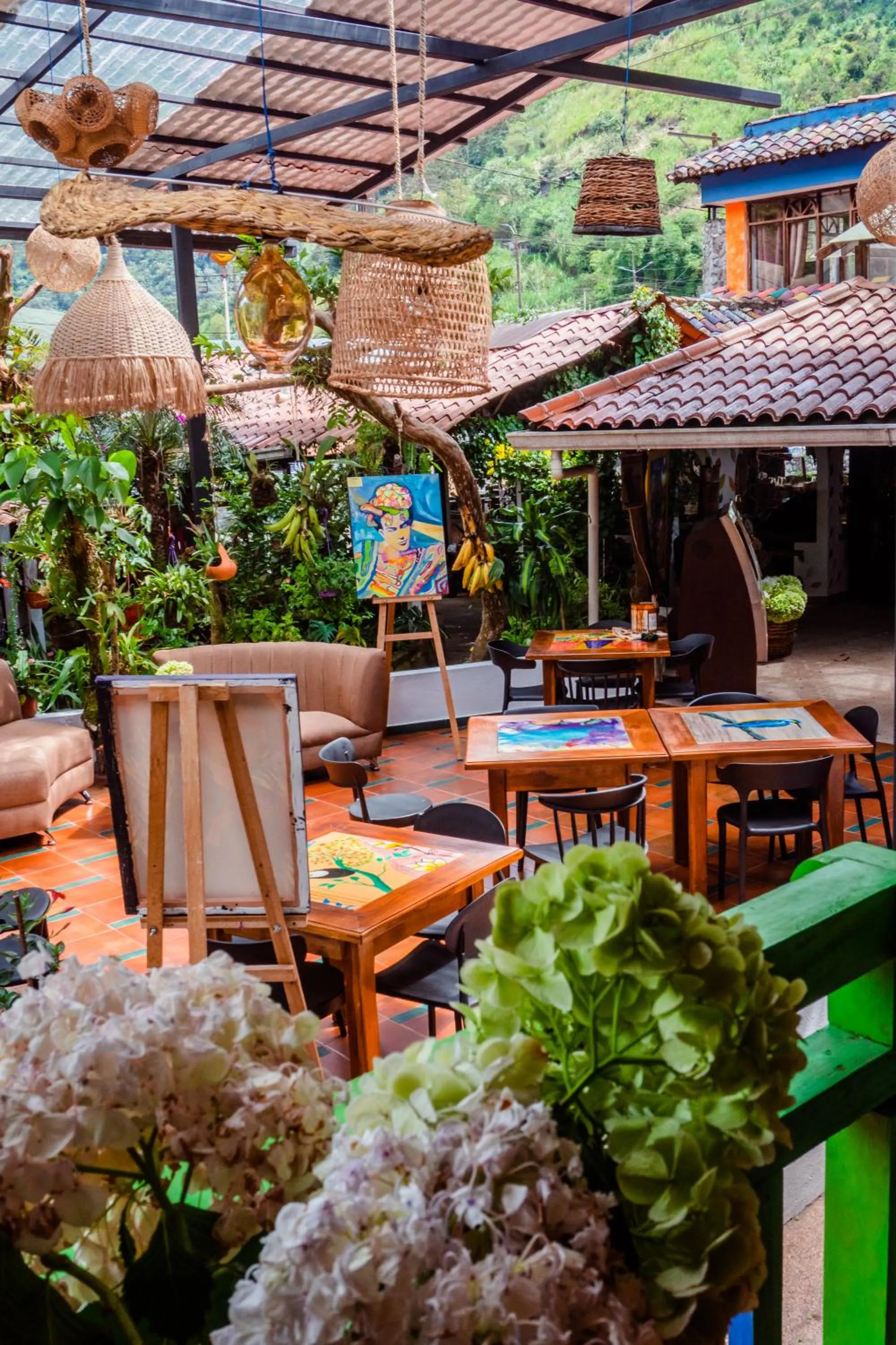 Patio in Spa Hosteria Miramelindo