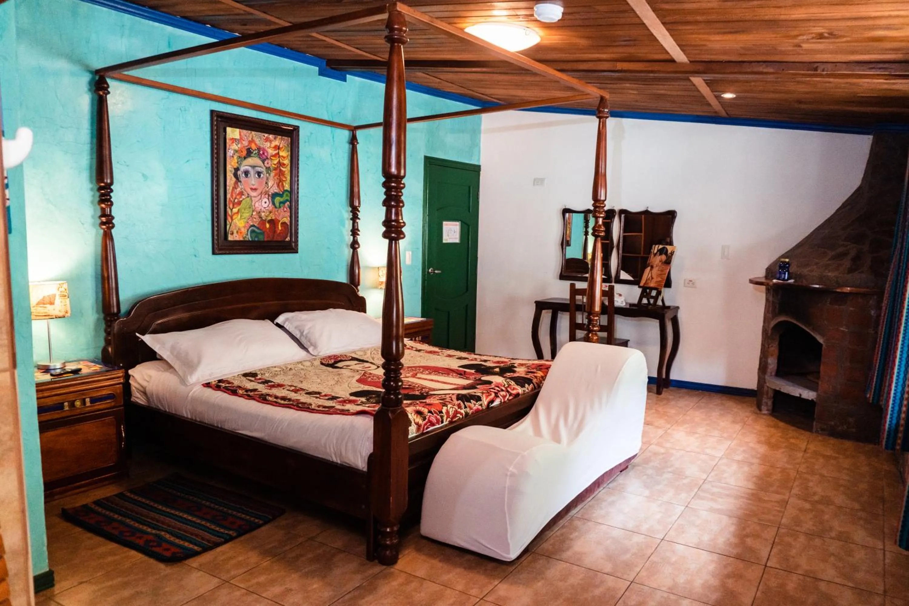 Bed in Spa Hosteria Miramelindo