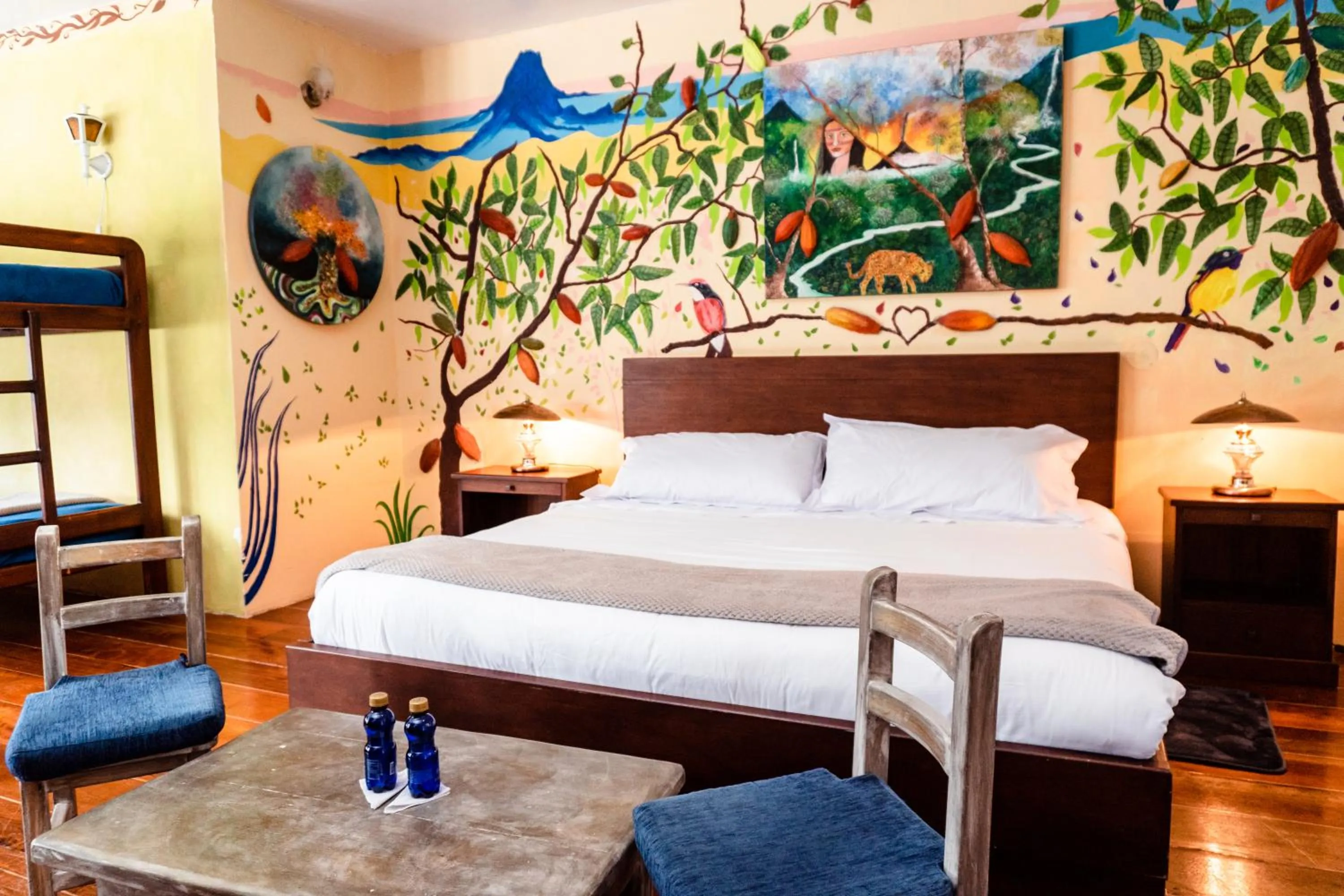 Bed in Spa Hosteria Miramelindo