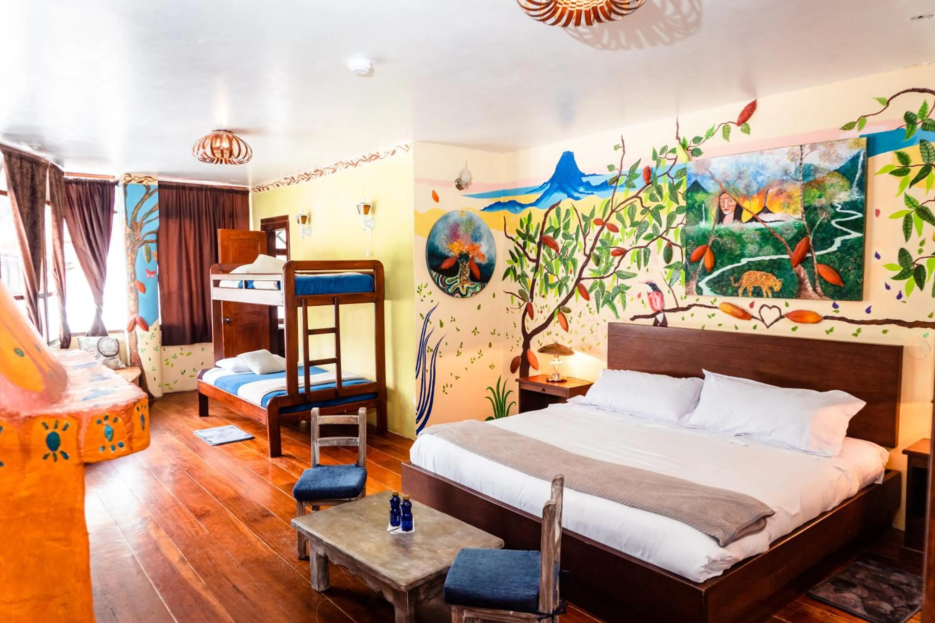 Bed in Spa Hosteria Miramelindo