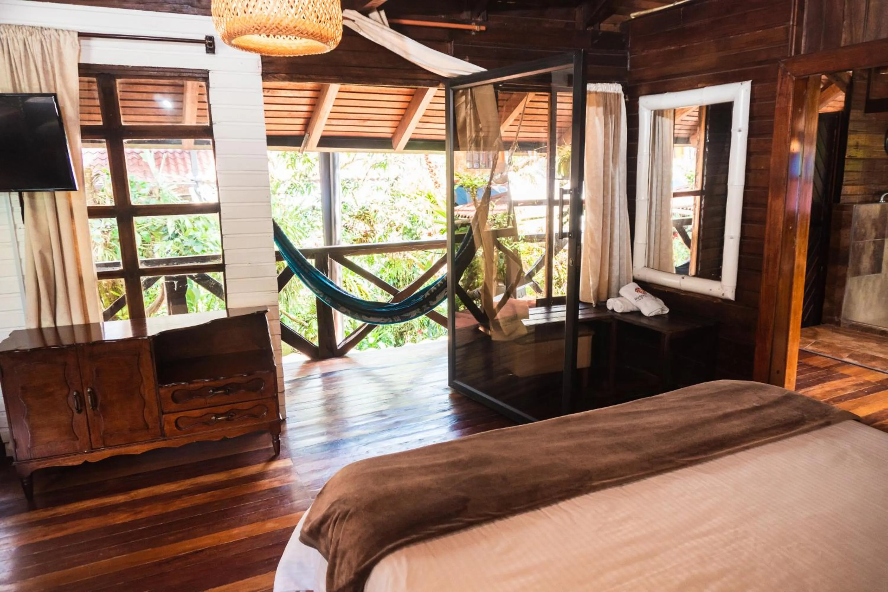 Bed in Spa Hosteria Miramelindo