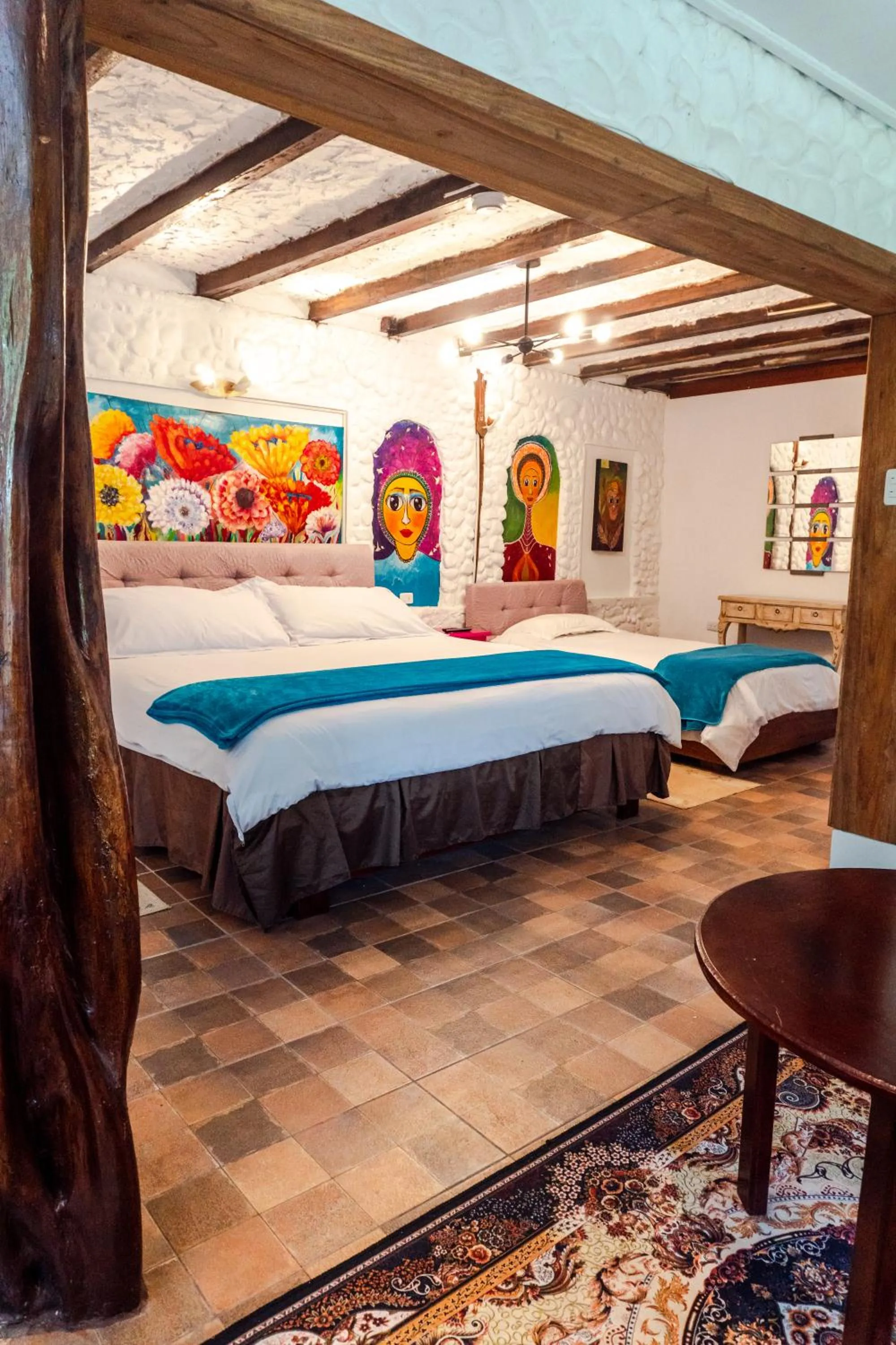 Bed in Spa Hosteria Miramelindo