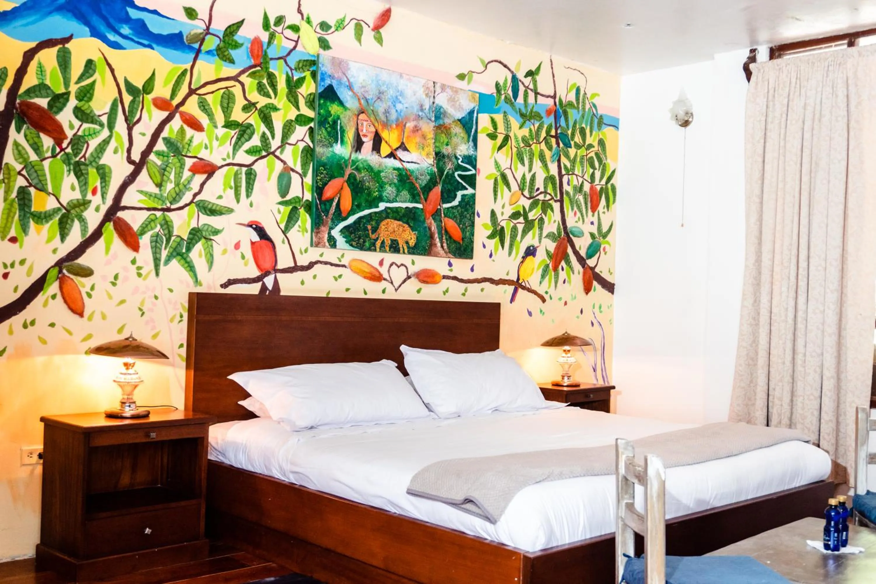 Bed in Spa Hosteria Miramelindo