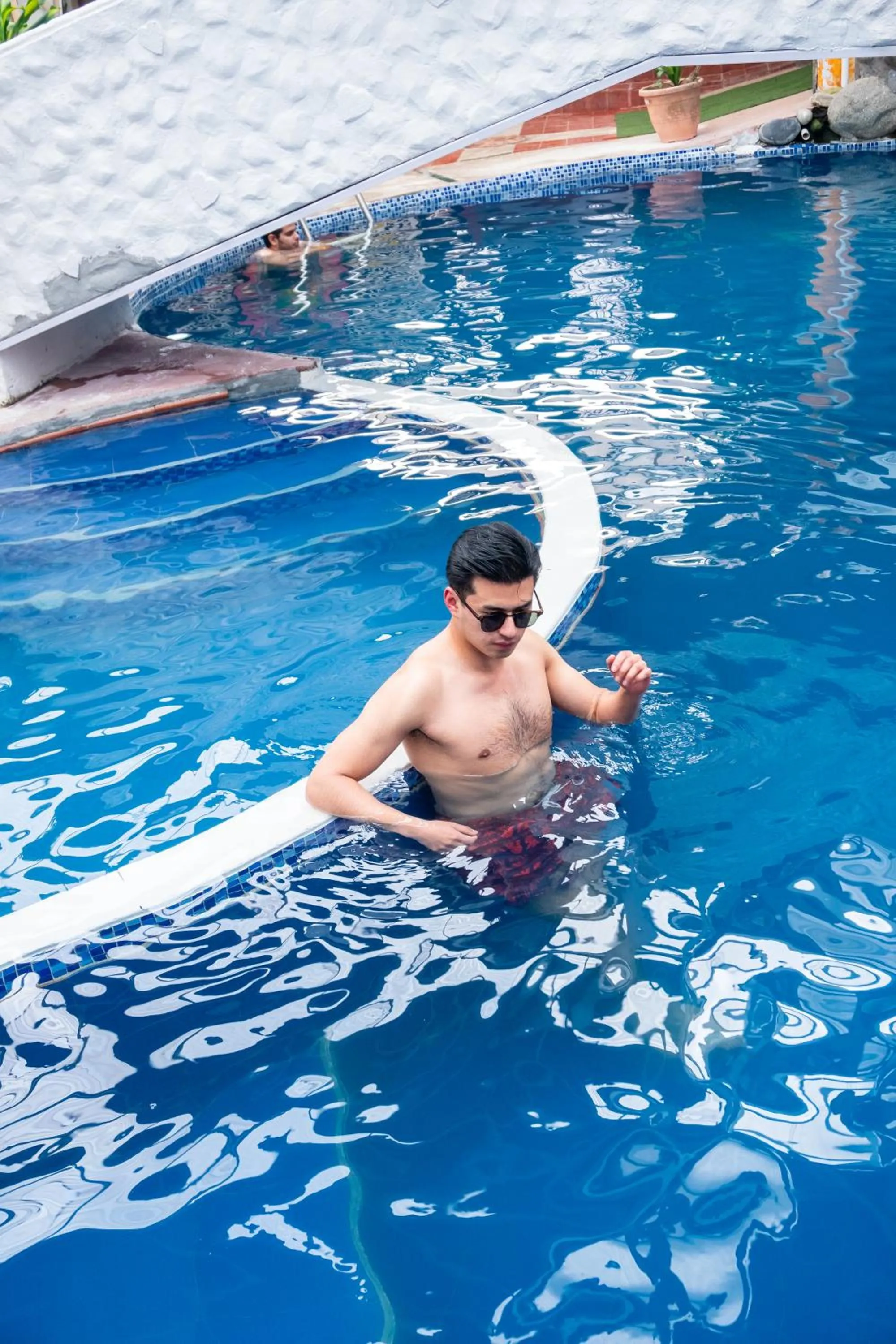 Hot Tub in Spa Hosteria Miramelindo