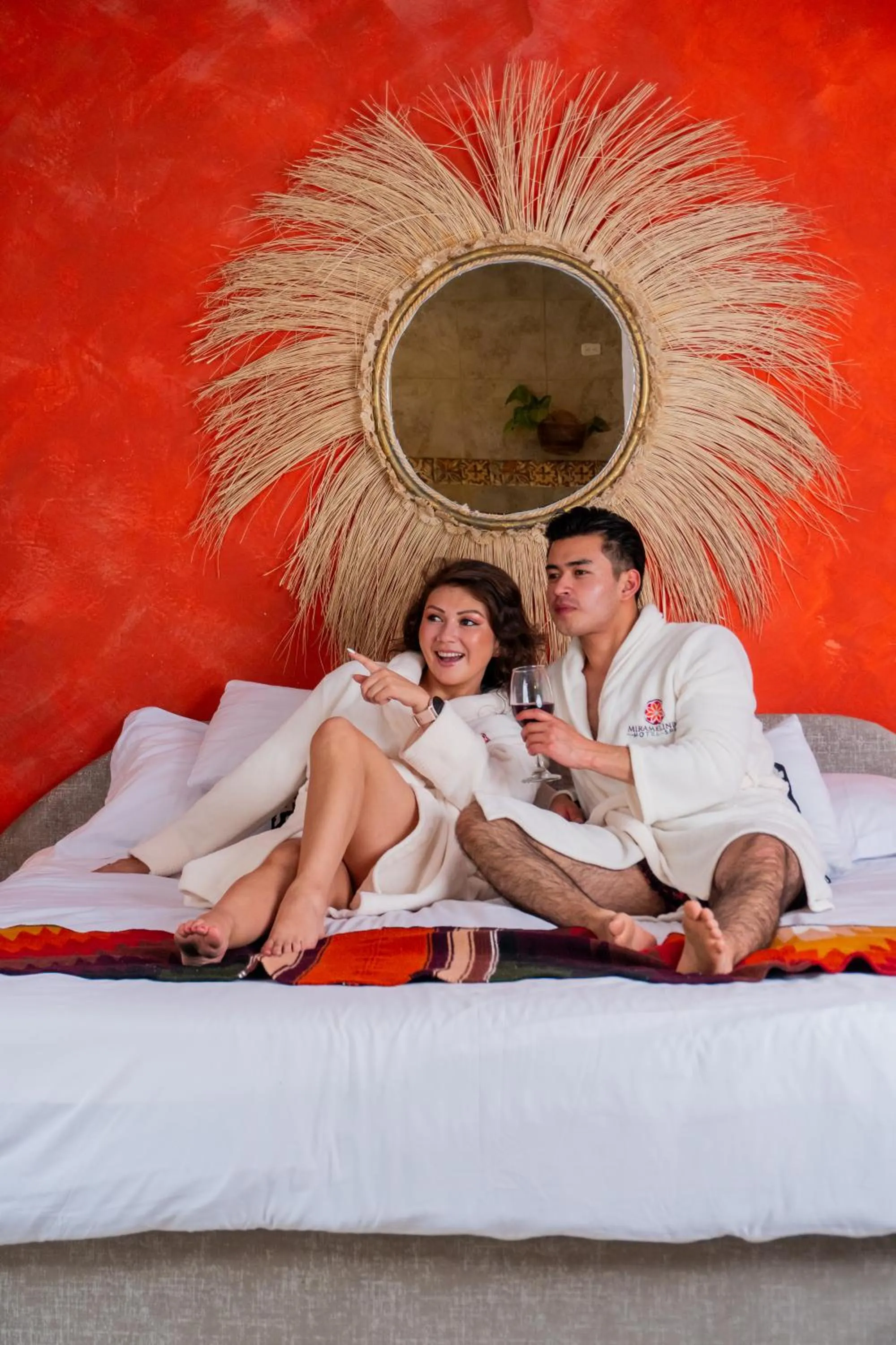 People, Bed in Spa Hosteria Miramelindo