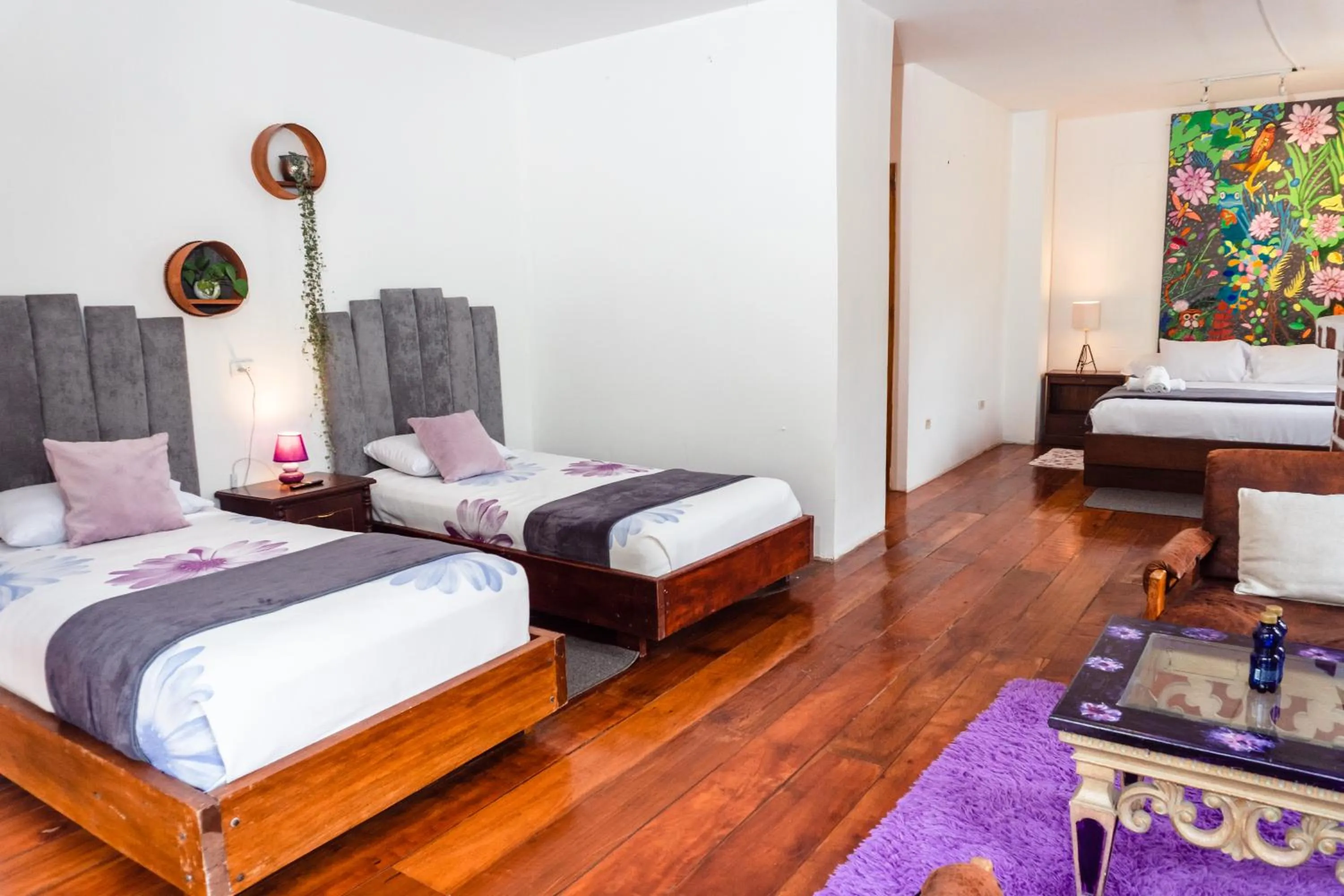 Bed in Spa Hosteria Miramelindo