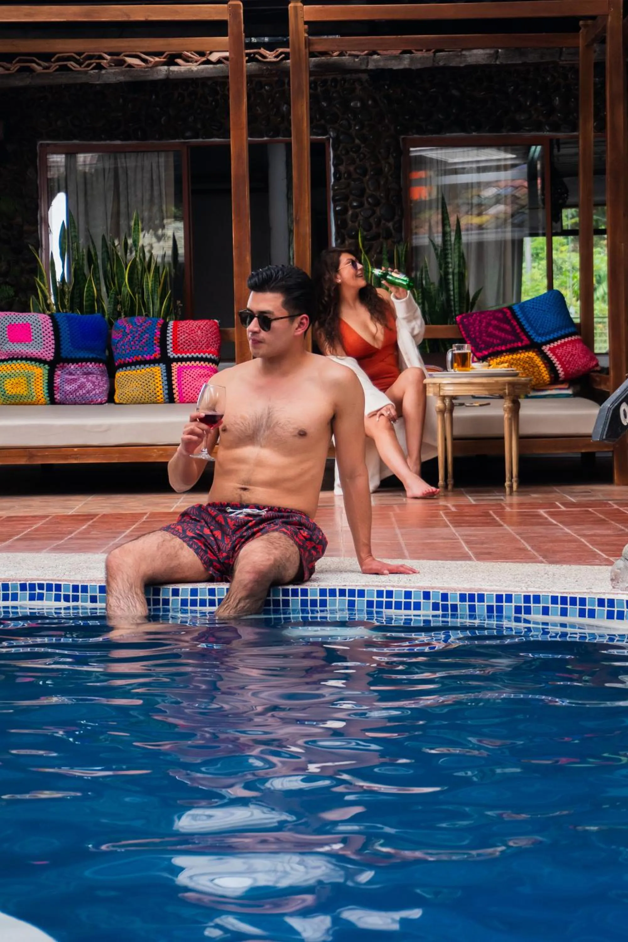 Hot Tub in Spa Hosteria Miramelindo