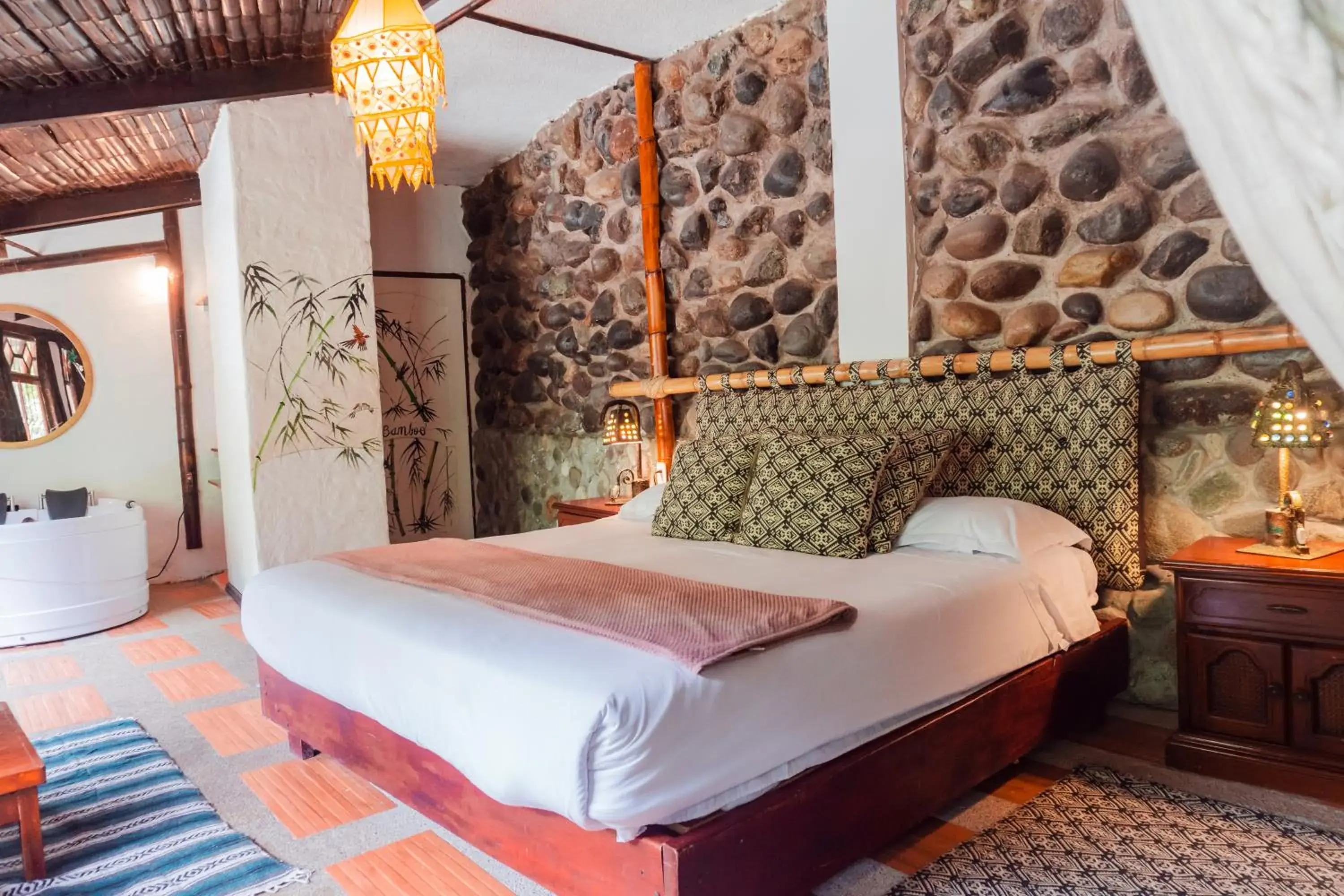 Deluxe Double Room with Bath in Spa Hosteria Miramelindo Deluxe Double Room with Bath in Spa Hosteria Miramelindo