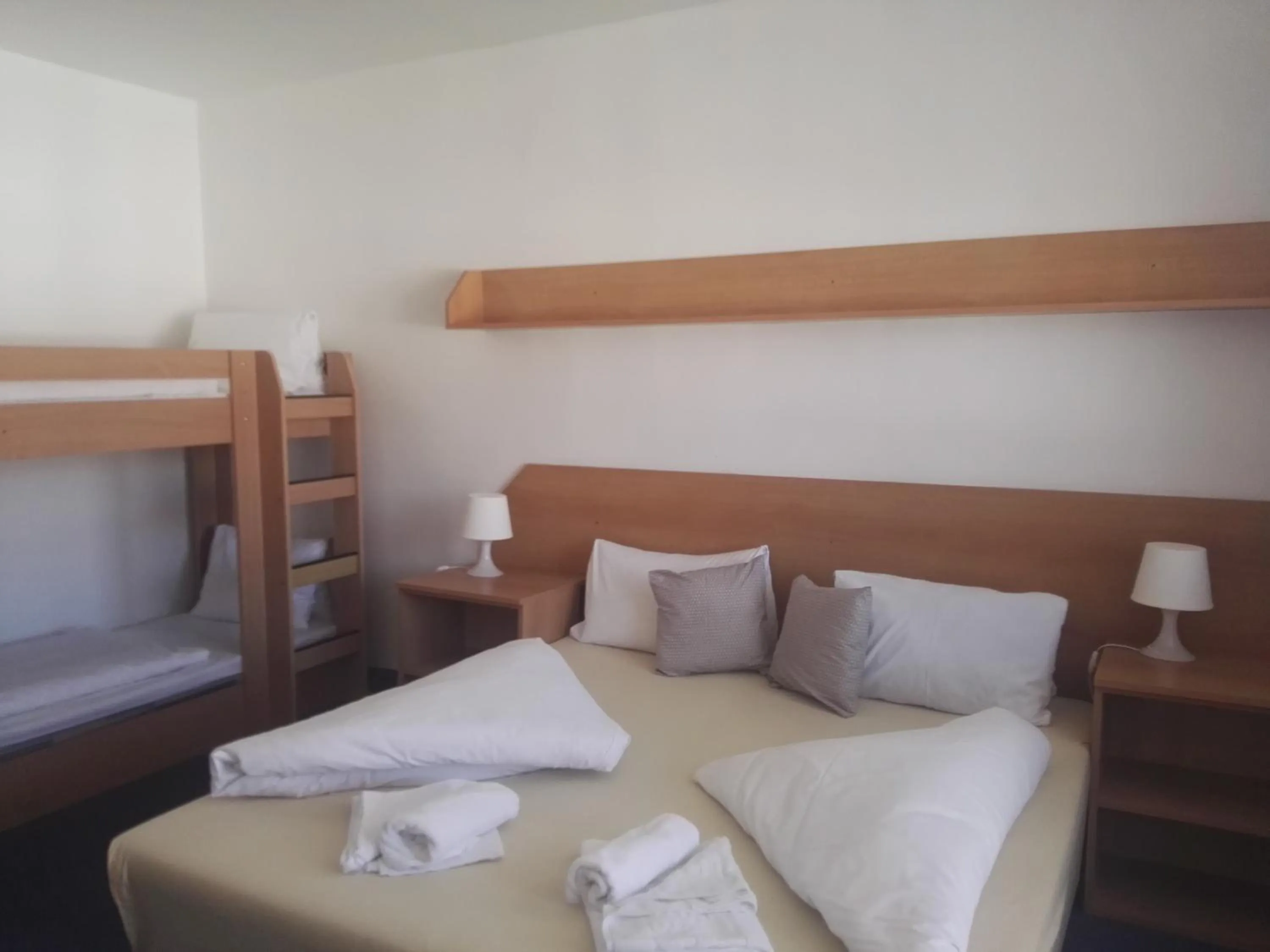 Bed in Hotel Jestřábí