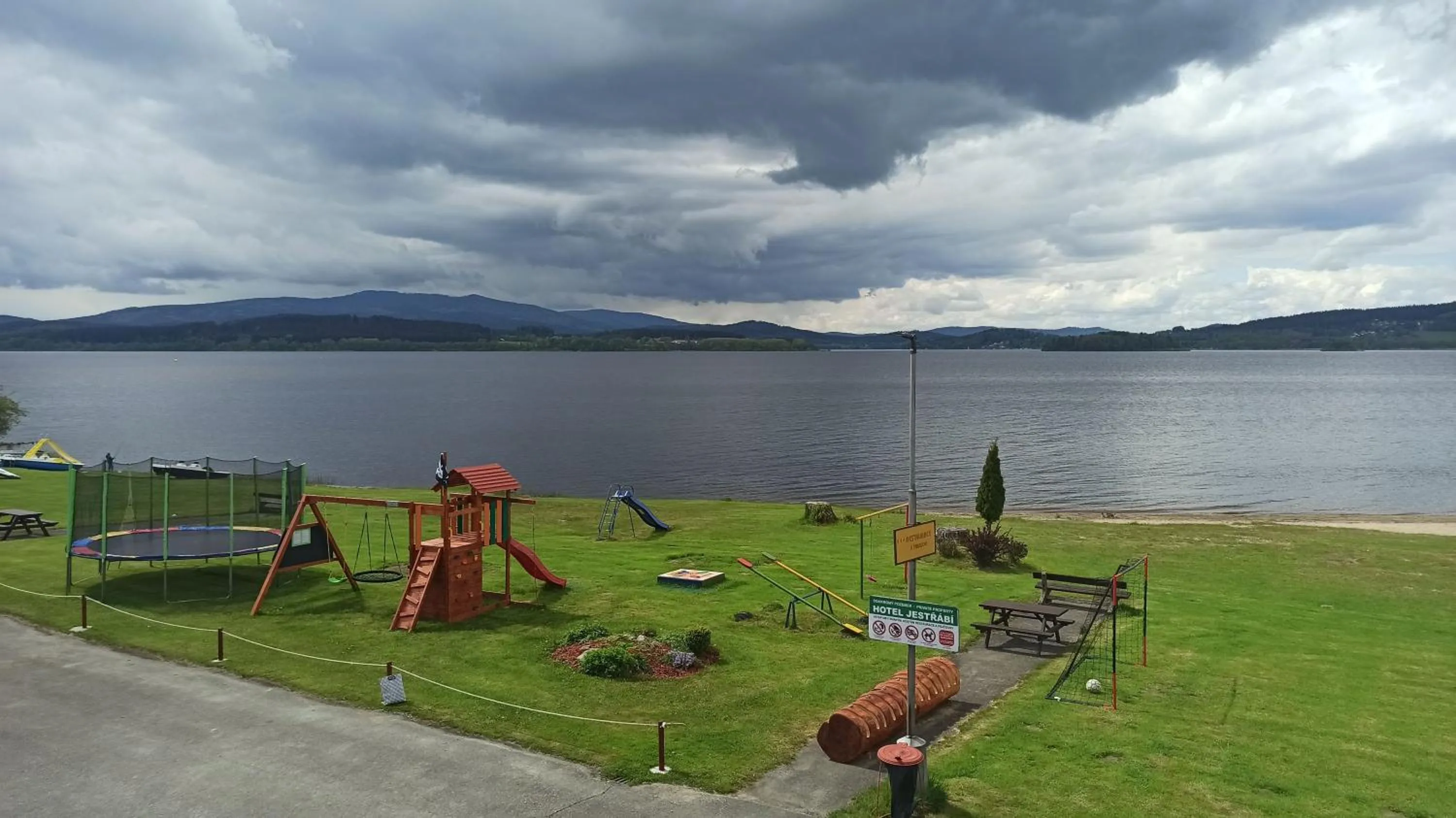 Garden in Hotel Jestřábí