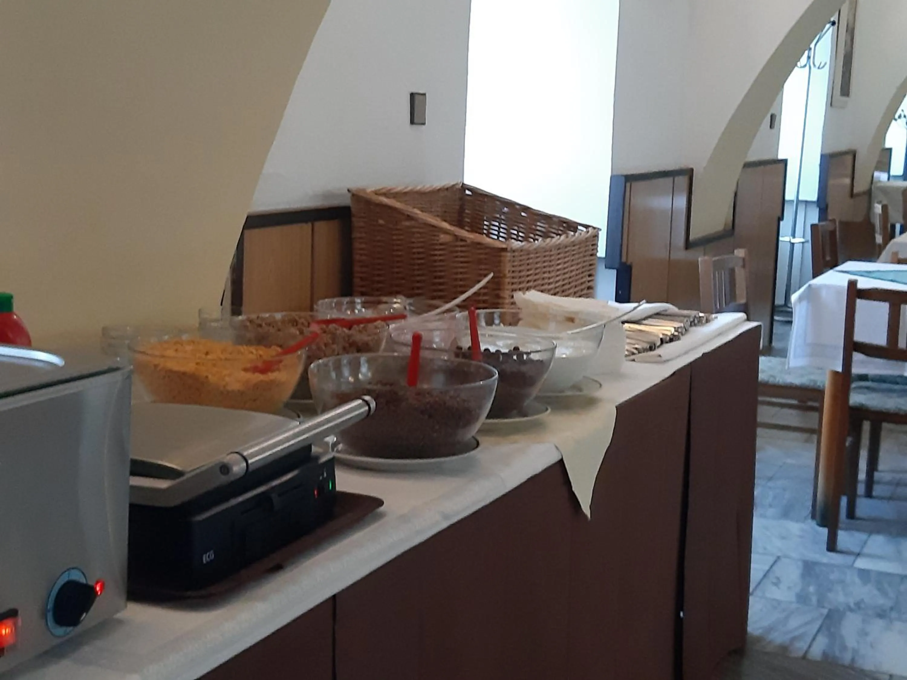 Food and drinks in Hotel Jestřábí