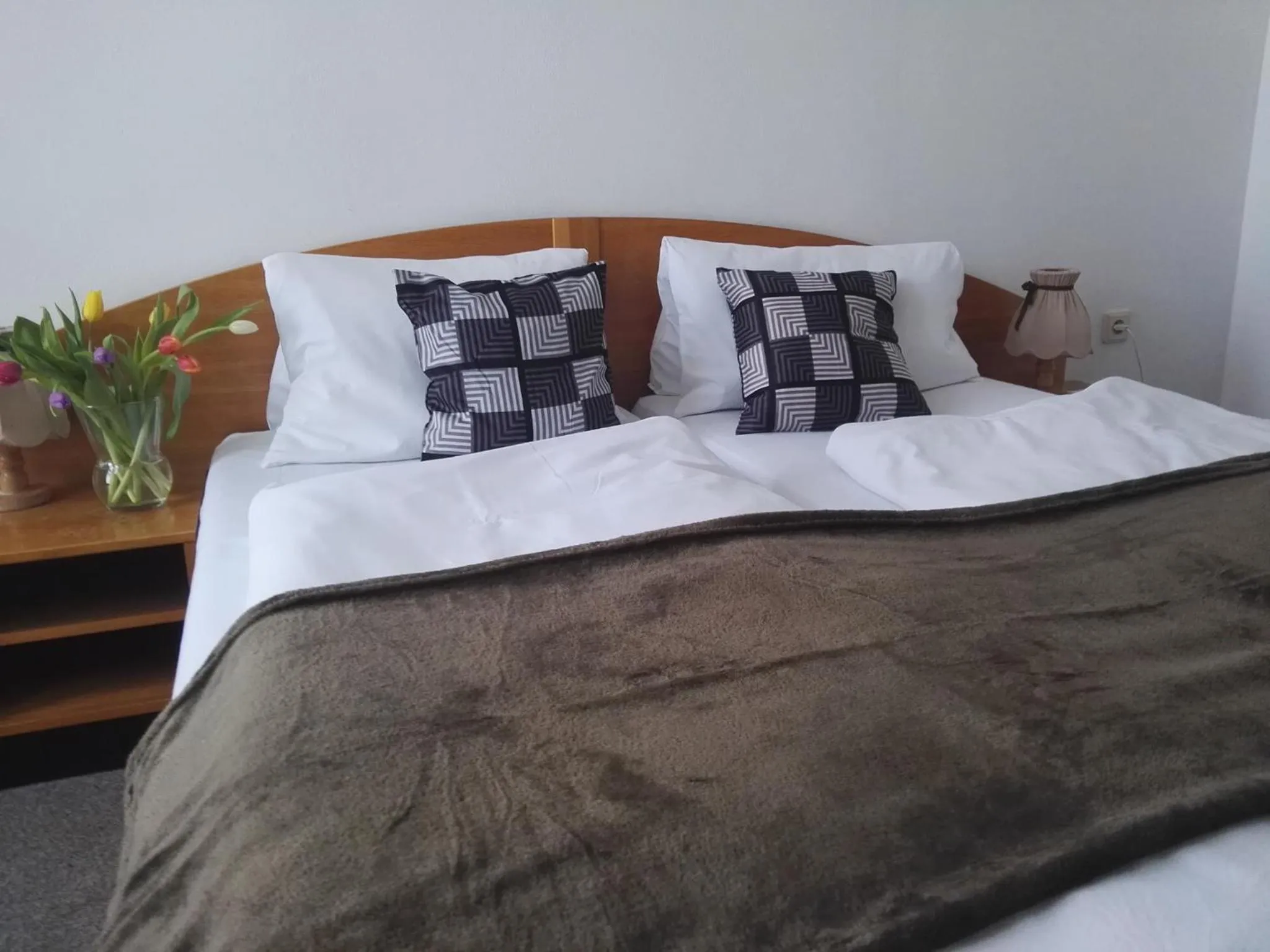 Bedroom, Bed in Hotel Jestřábí