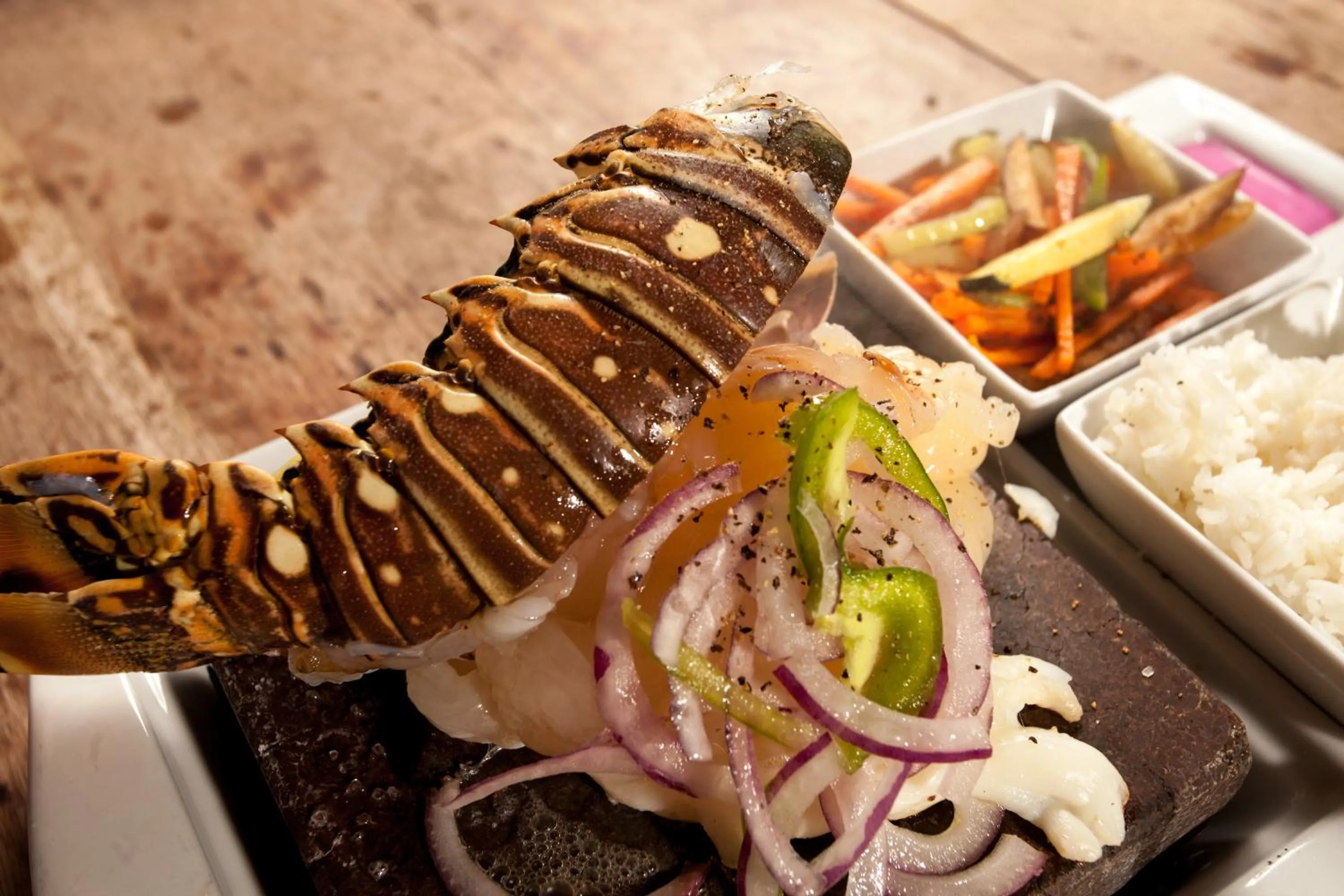 Food close-up in Parrot Cove Lodge