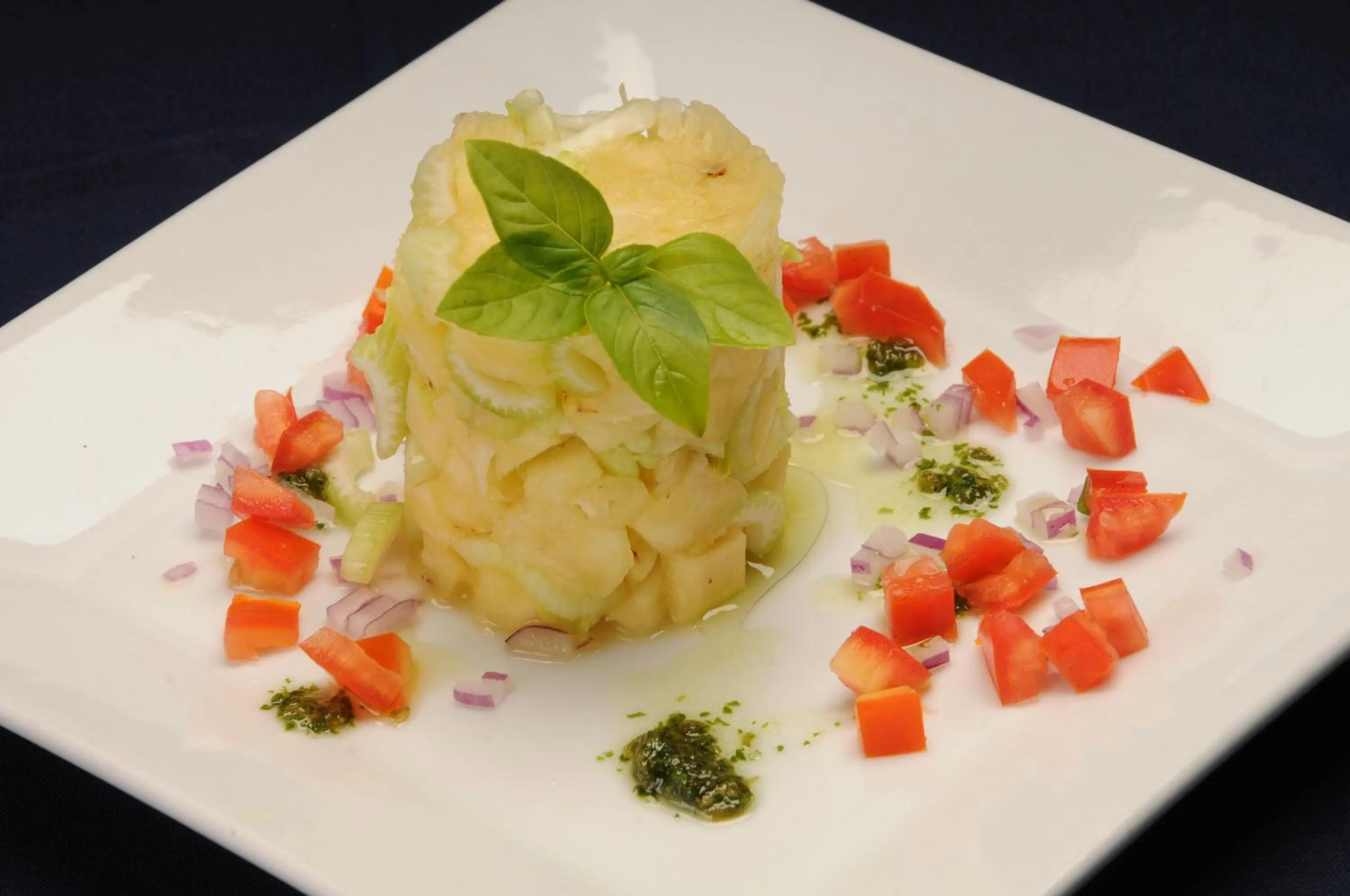 Food close-up in Parrot Cove Lodge