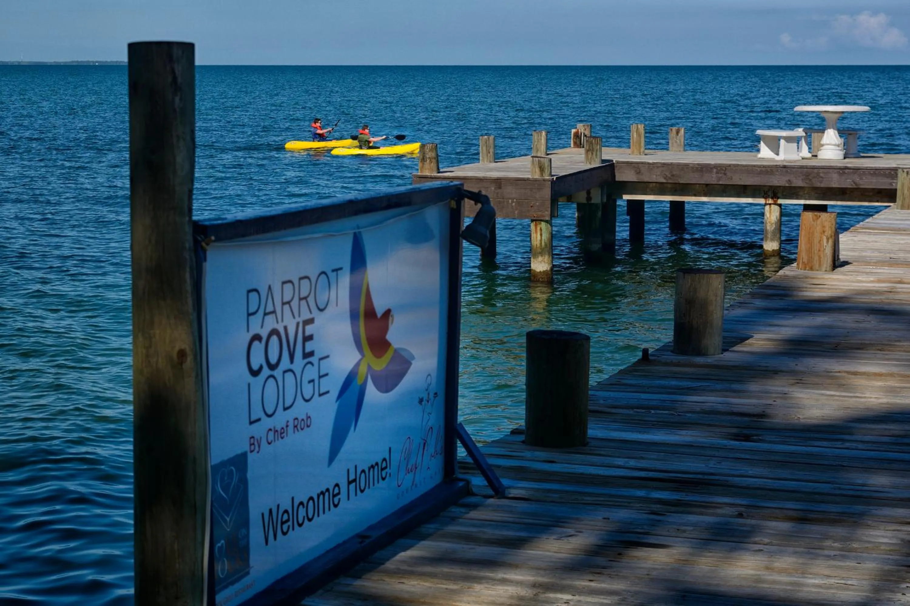 Beach in Parrot Cove Lodge