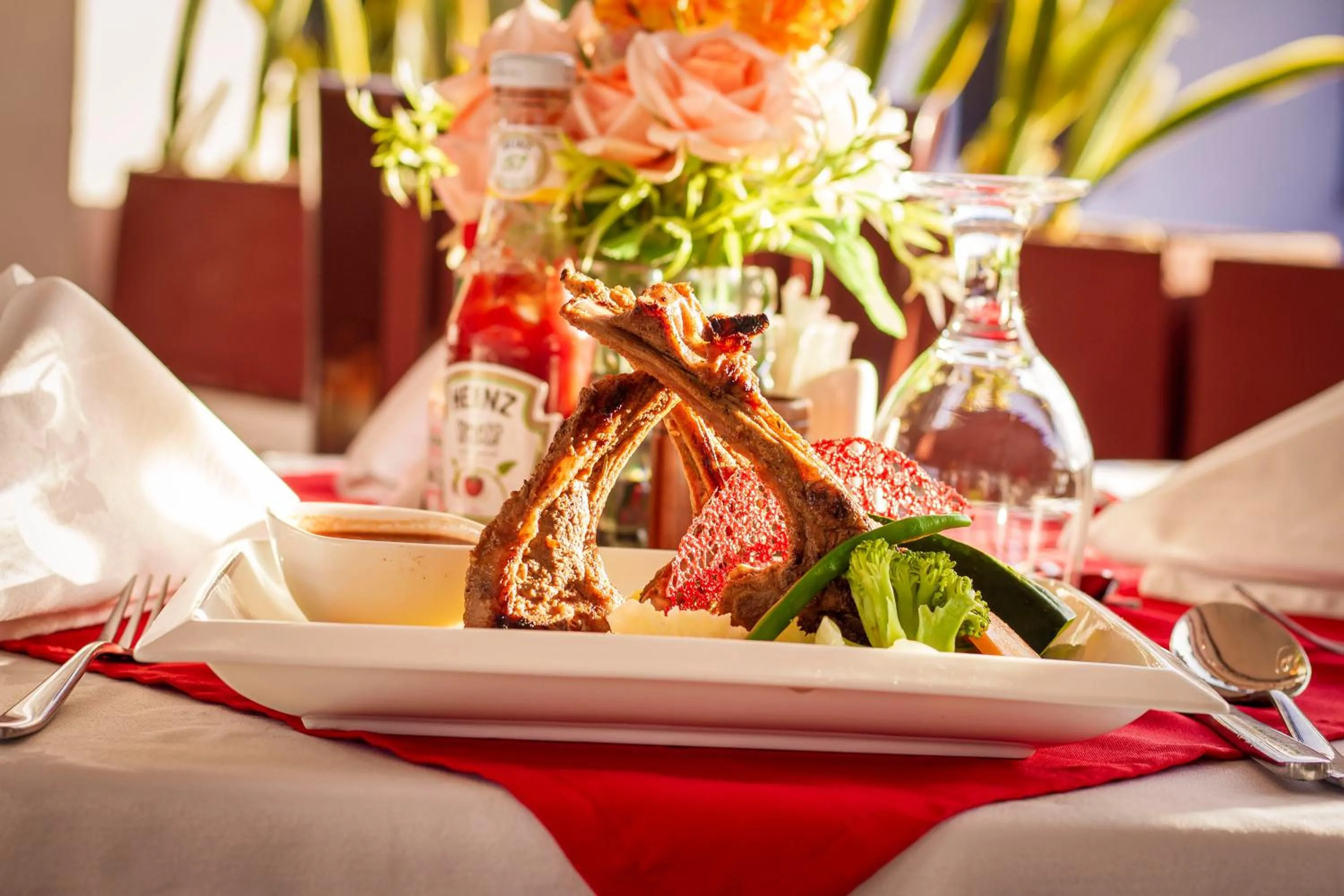 Food in Maru Maru Hotel