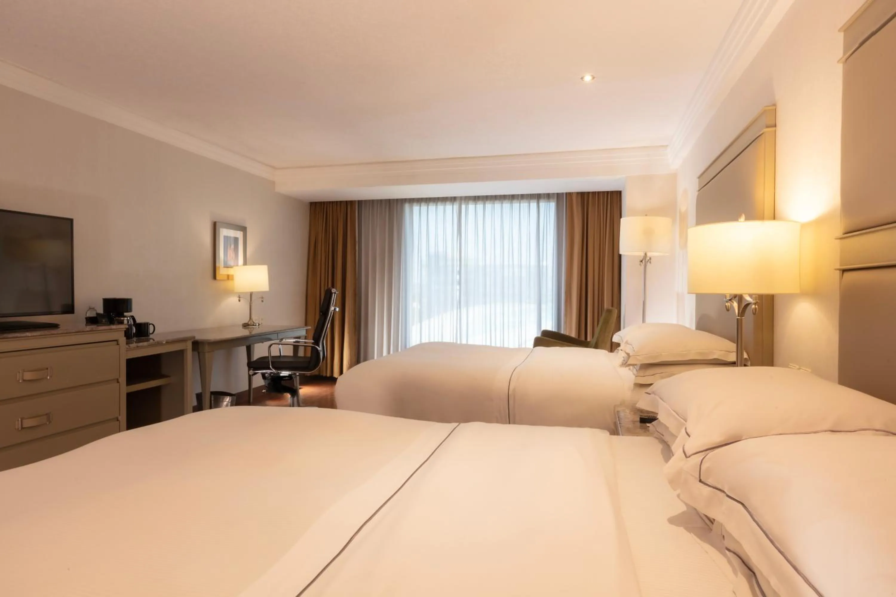 View (from property/room), Bed in Barcelo Guadalajara