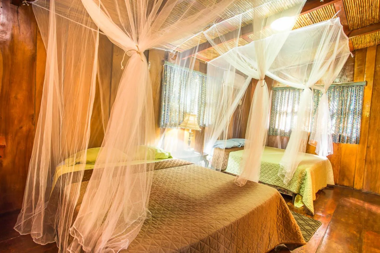 Bed in Redwood Beach Resort