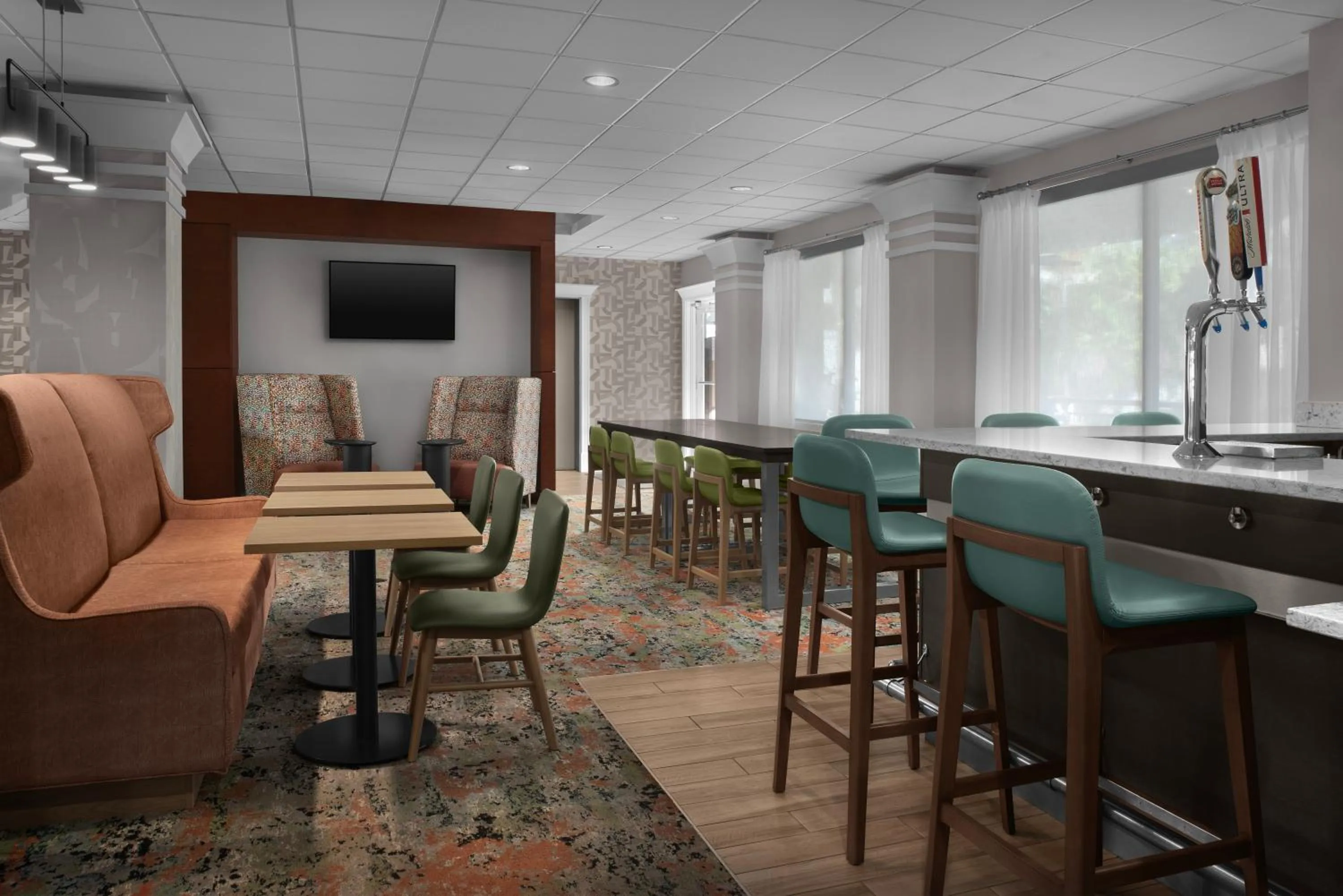 Lounge or bar in Hampton Inn Fort Lauderdale Downtown Las Olas Area