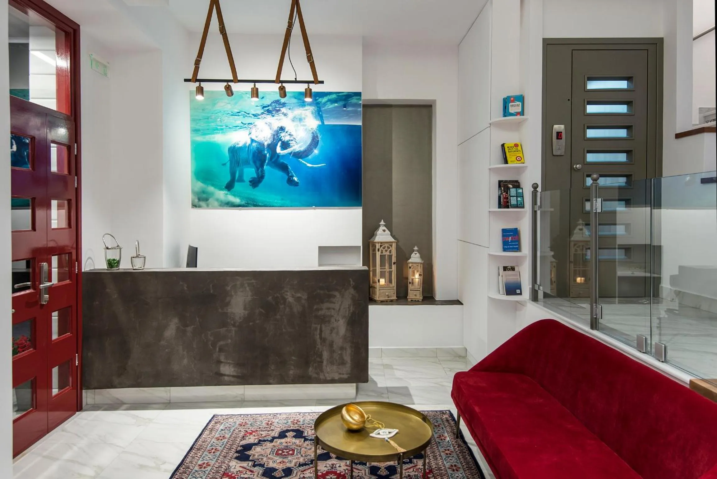 Library in DownTown Hotel