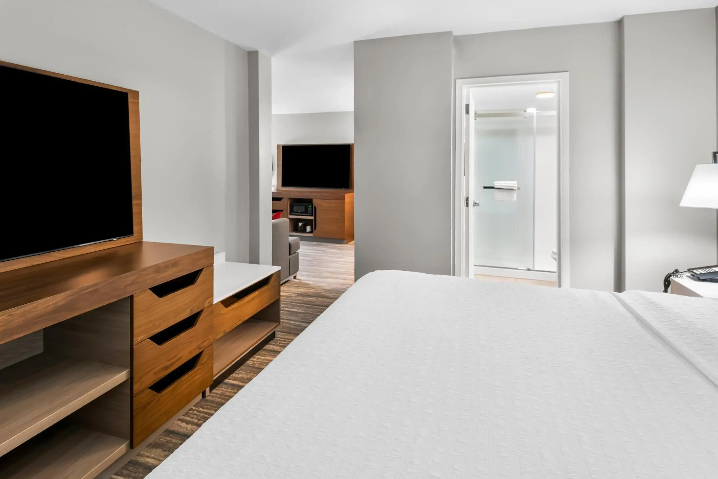 One-Bedroom King Suite - Non-Smoking in Hampton Inn Indianapolis Northeast/Castleton One-Bedroom King Suite - Non-Smoking in Hampton Inn Indianapolis Northeast/Castleton